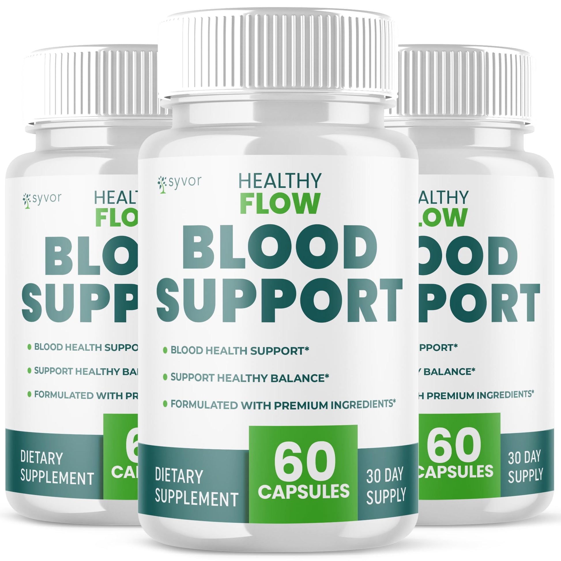 Syvor Healthy Flow Blood Support Capsules, 180 Capsules
