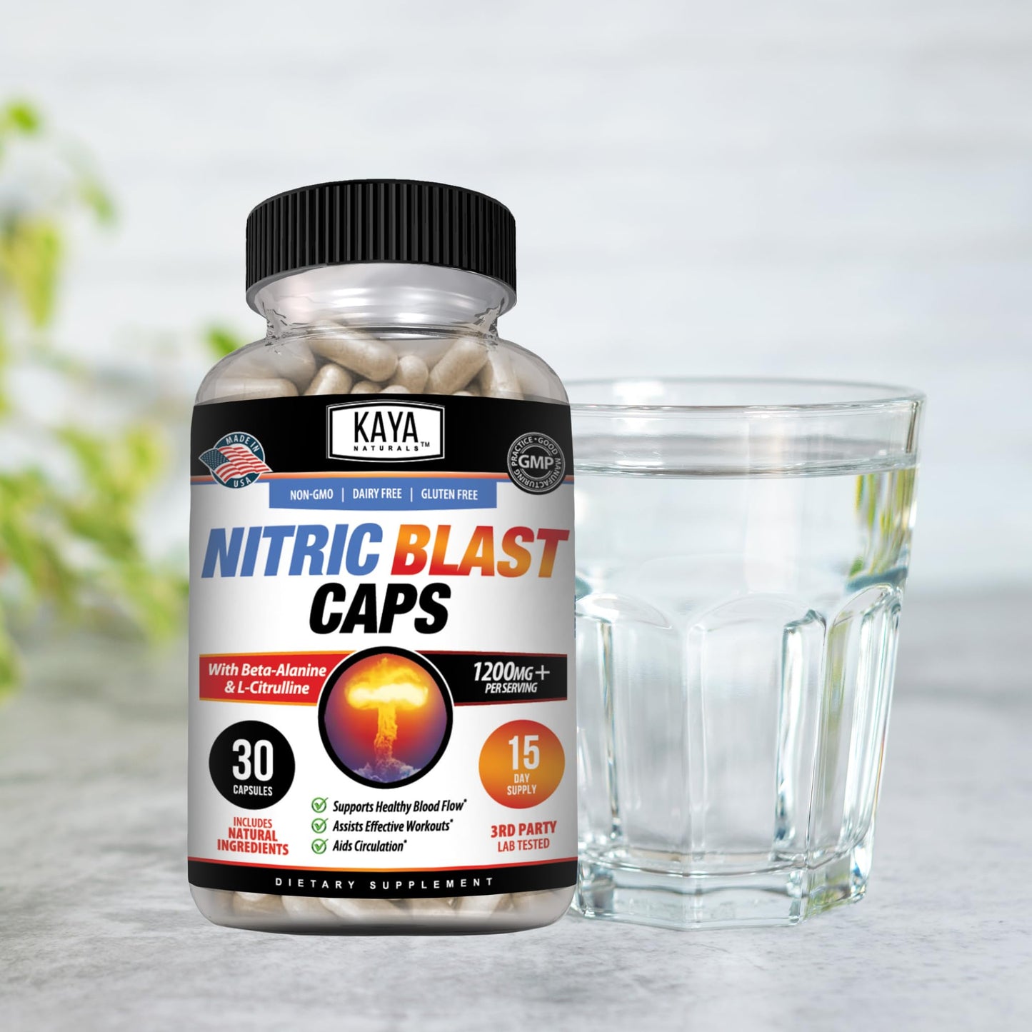 Kaya Naturals Nitric Blast Capsule 30 Count