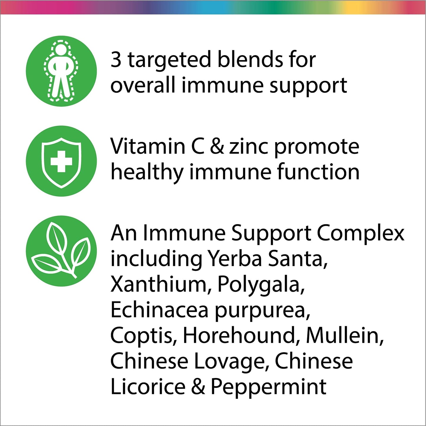 Rainbow Light Counter Attack Vitamin C and Zinc Supplement Tablet, 30 Tablets