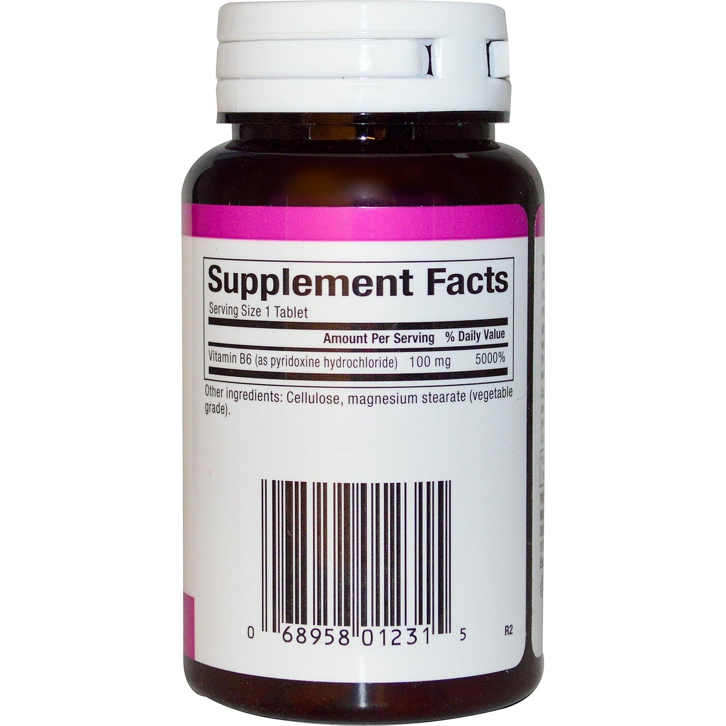 Natural Factors B-6 Pyridoxine HCl 100mg Tablets, 90 Tablets