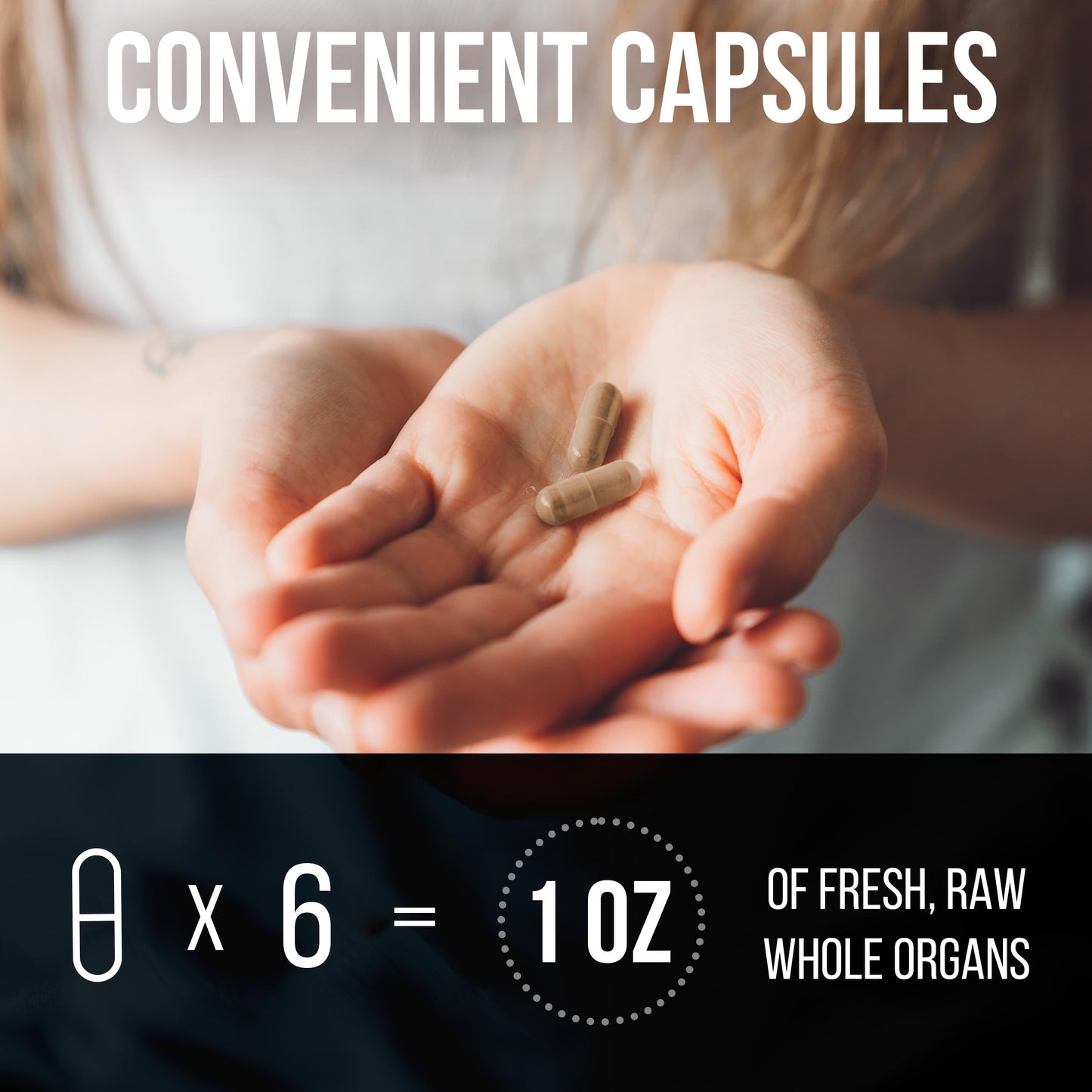 Carnivore Method Beef Organ Supplement Complex - 10 Carnivore Grass Fed Proprietary Blend of Liver, Marrow, Brain, Thymus, Spleen, Kidney, Colostrum, Heart, Pancreas, Gallbladder 180 Capsules