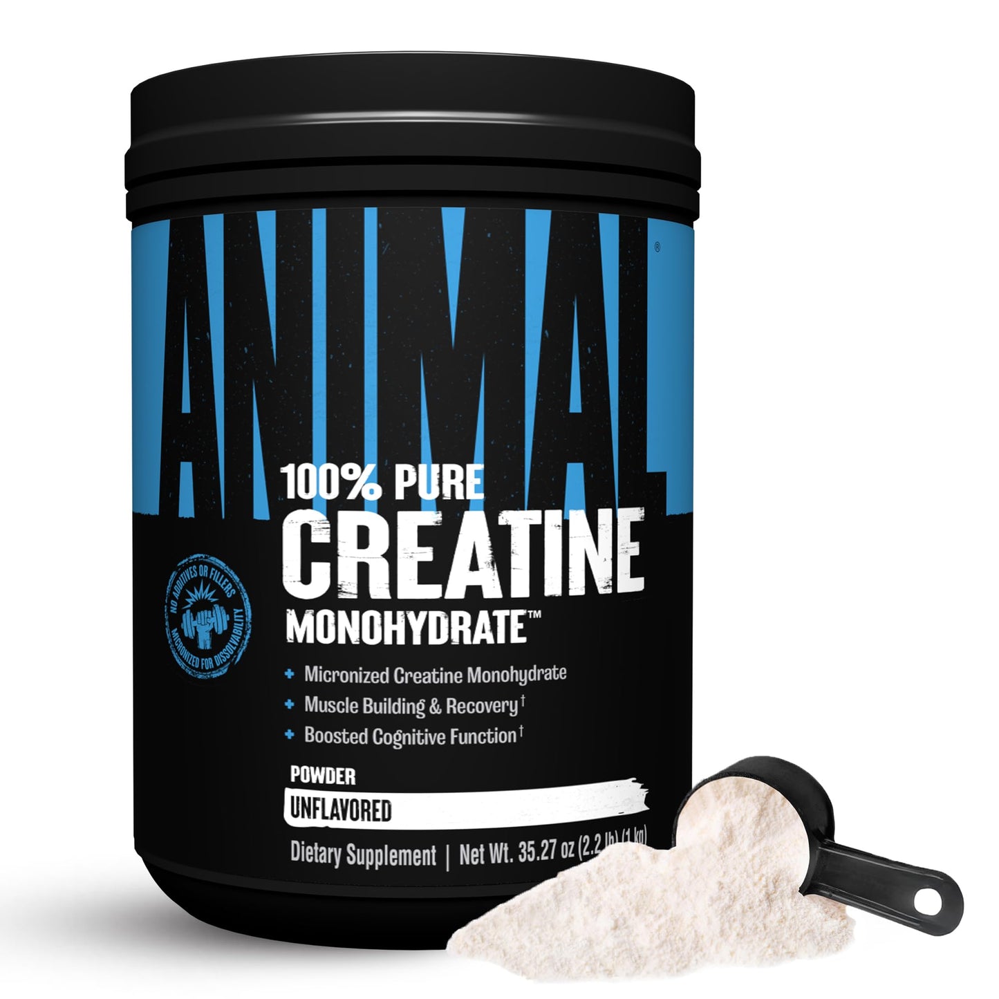 Animal Creatine Monohydrate Powder, 1000g
