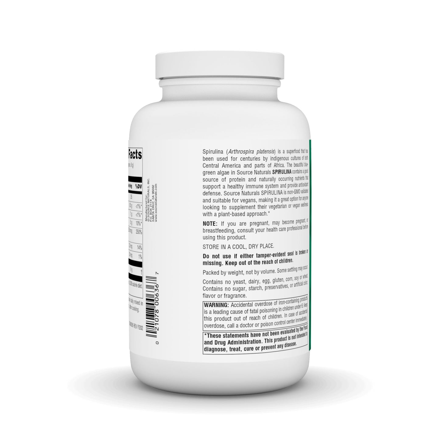 Source Naturals Spirulina Powder, 8 oz