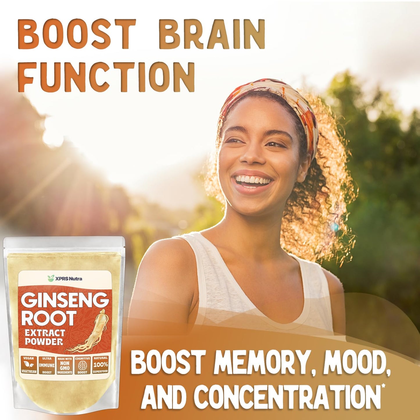XPRS Nutra Ginseng Root Extract Powder, 16 Ounces