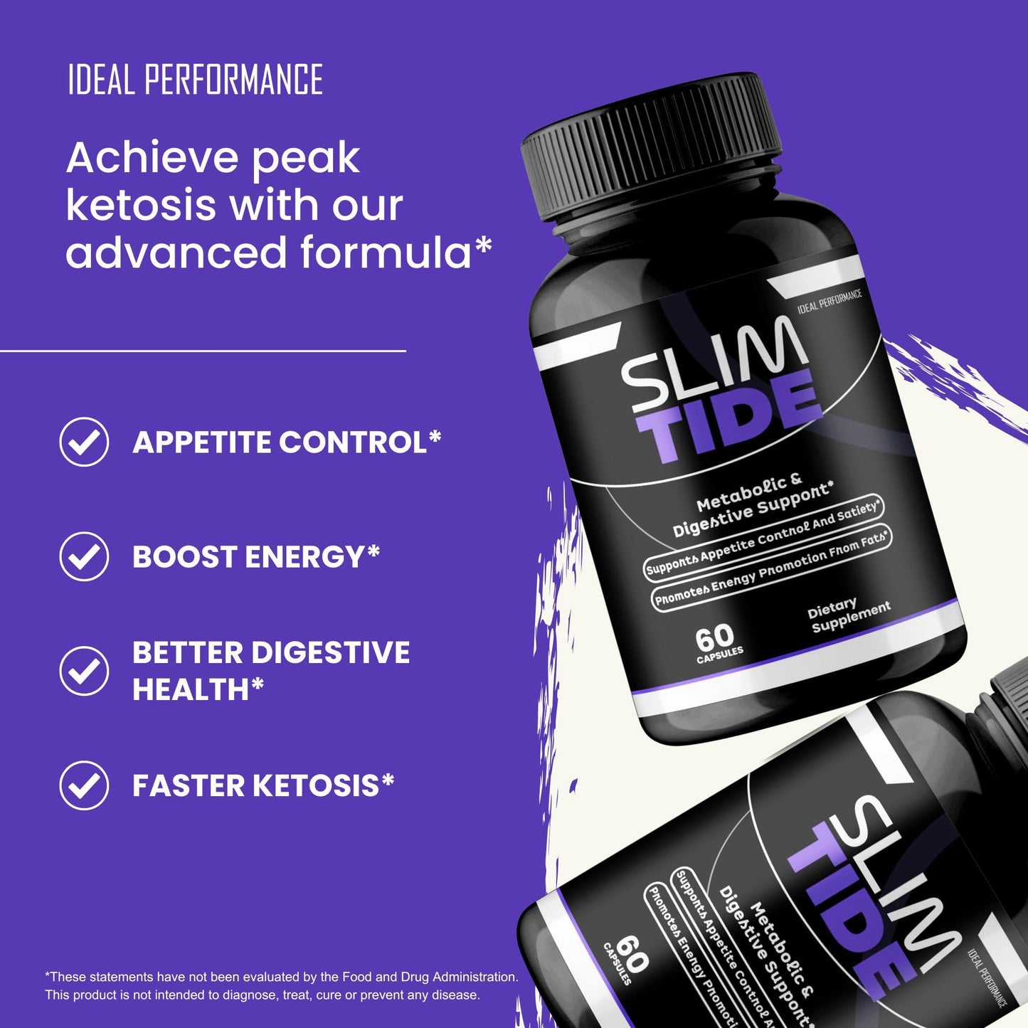 IDEAL PERFORMANCE SlimTide Capsules 120 Capsules