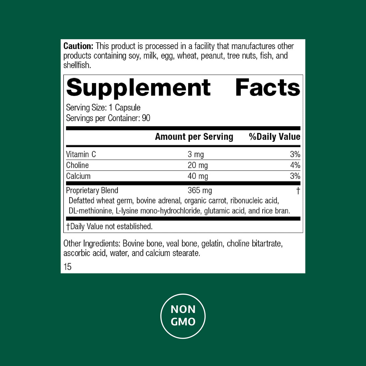 Standard Process Inc Protefood Protein Metabolism Support Tablet 90 Count