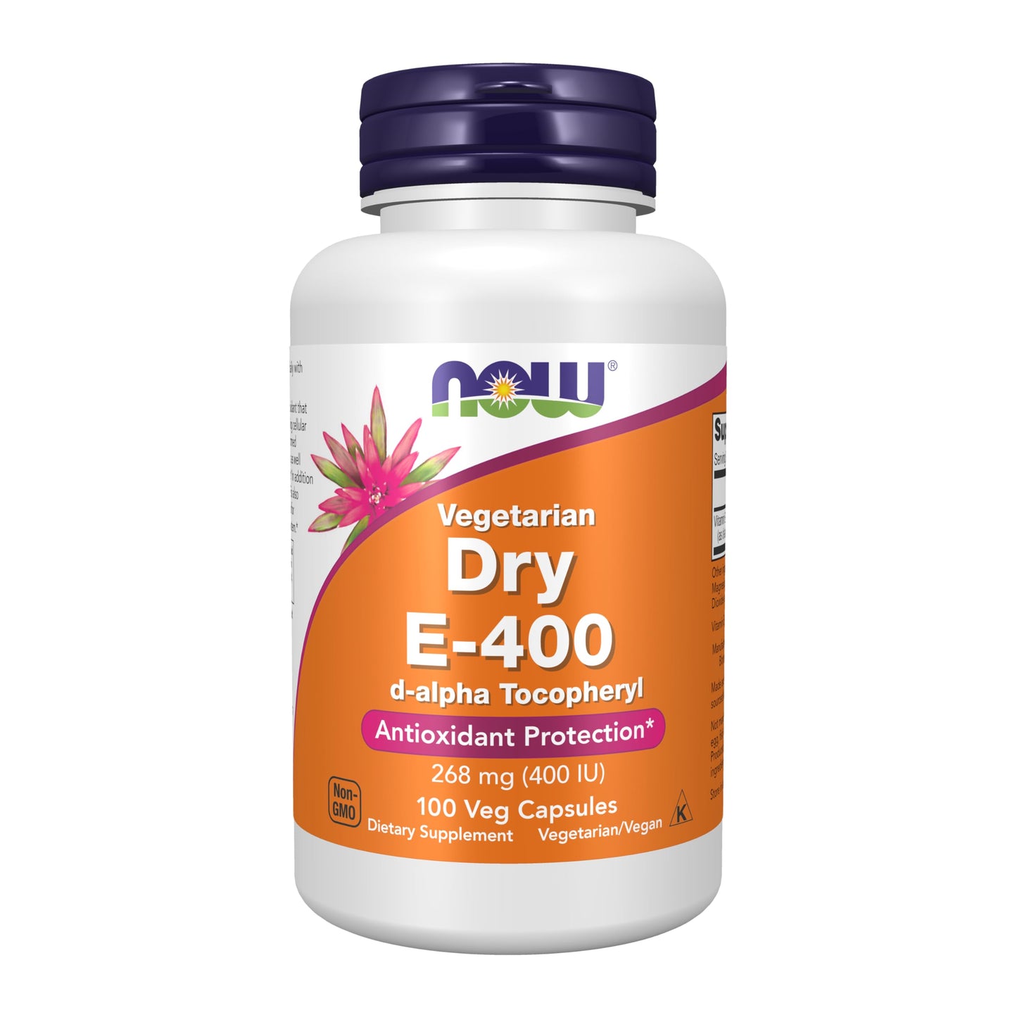 NOW Foods Vitamin E-400 Dry Capsules, 200 Count