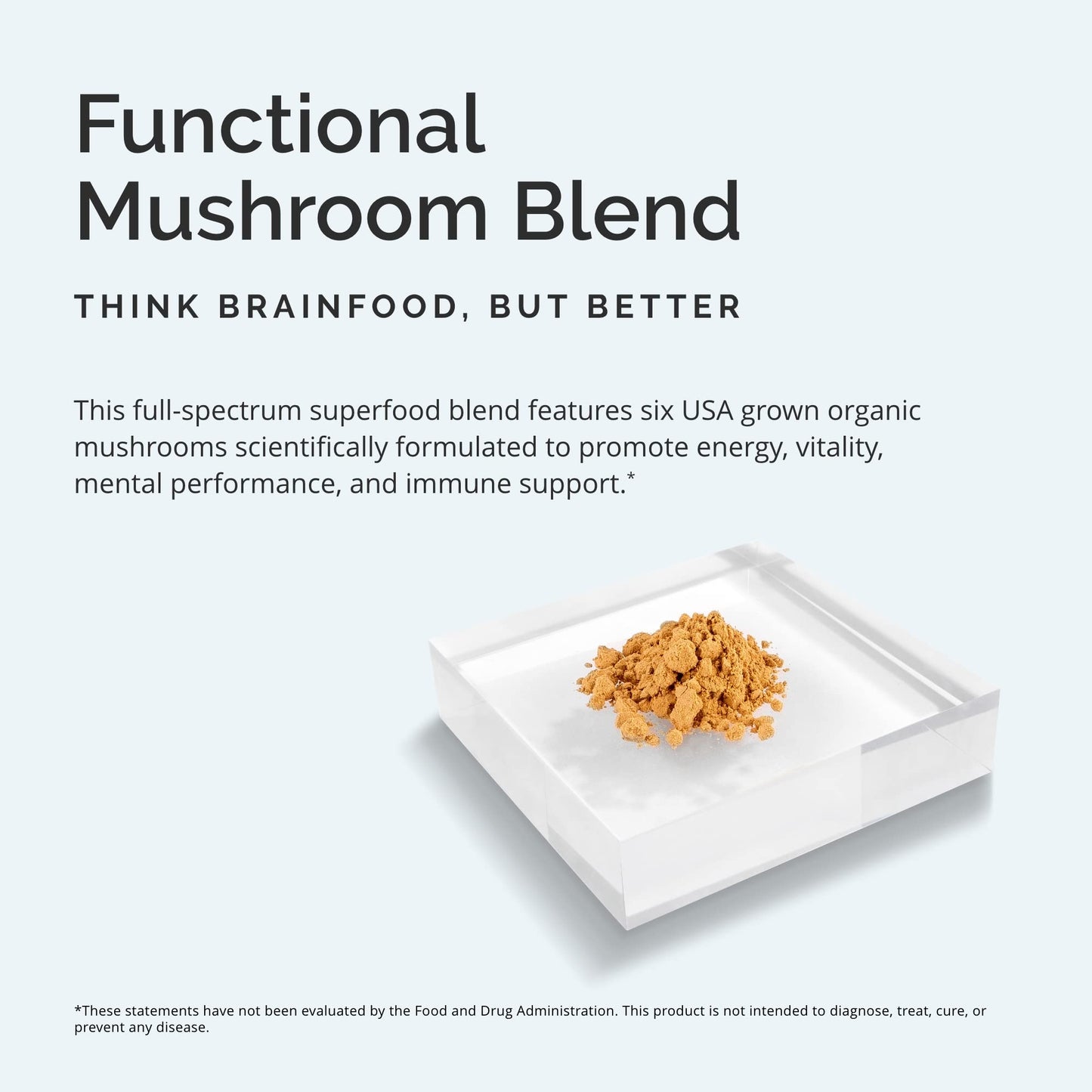 BRAINMD Dr Amen Smart Mushrooms Powder 3.2 oz