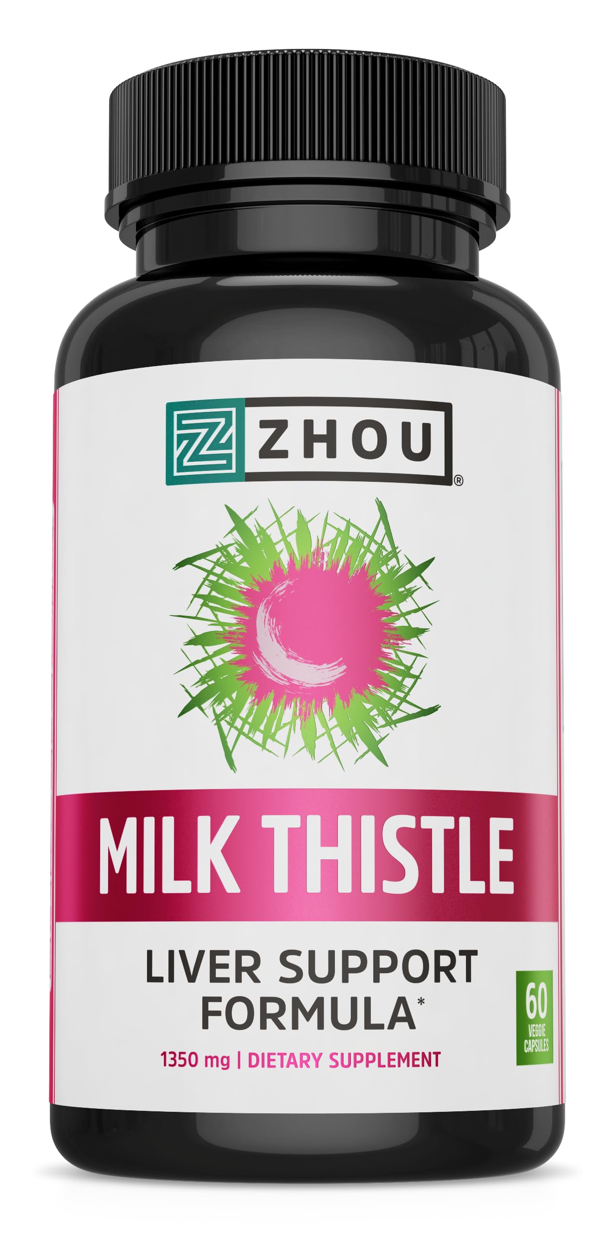 Zhou Milk Thistle Tablets 60 Count