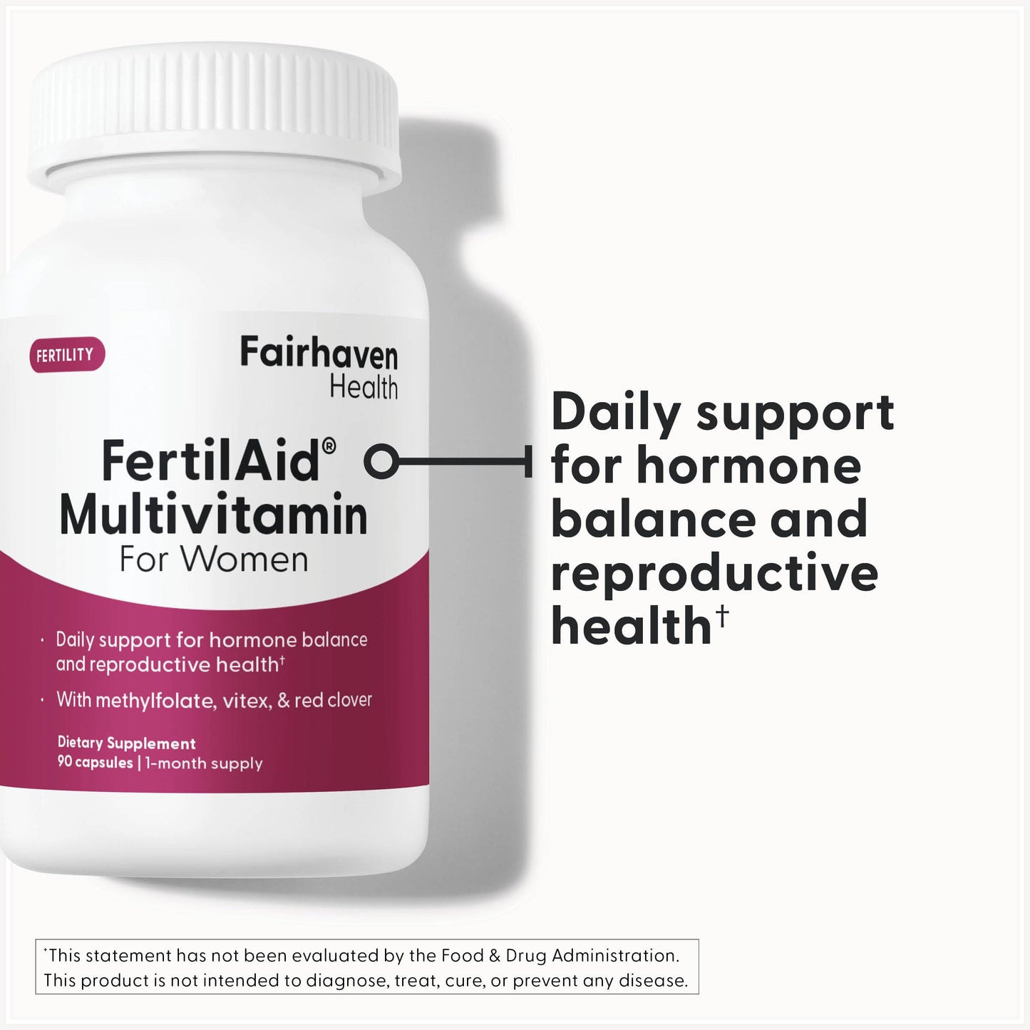 Fairhaven Health FertilAid for Women, 180 Capsules
