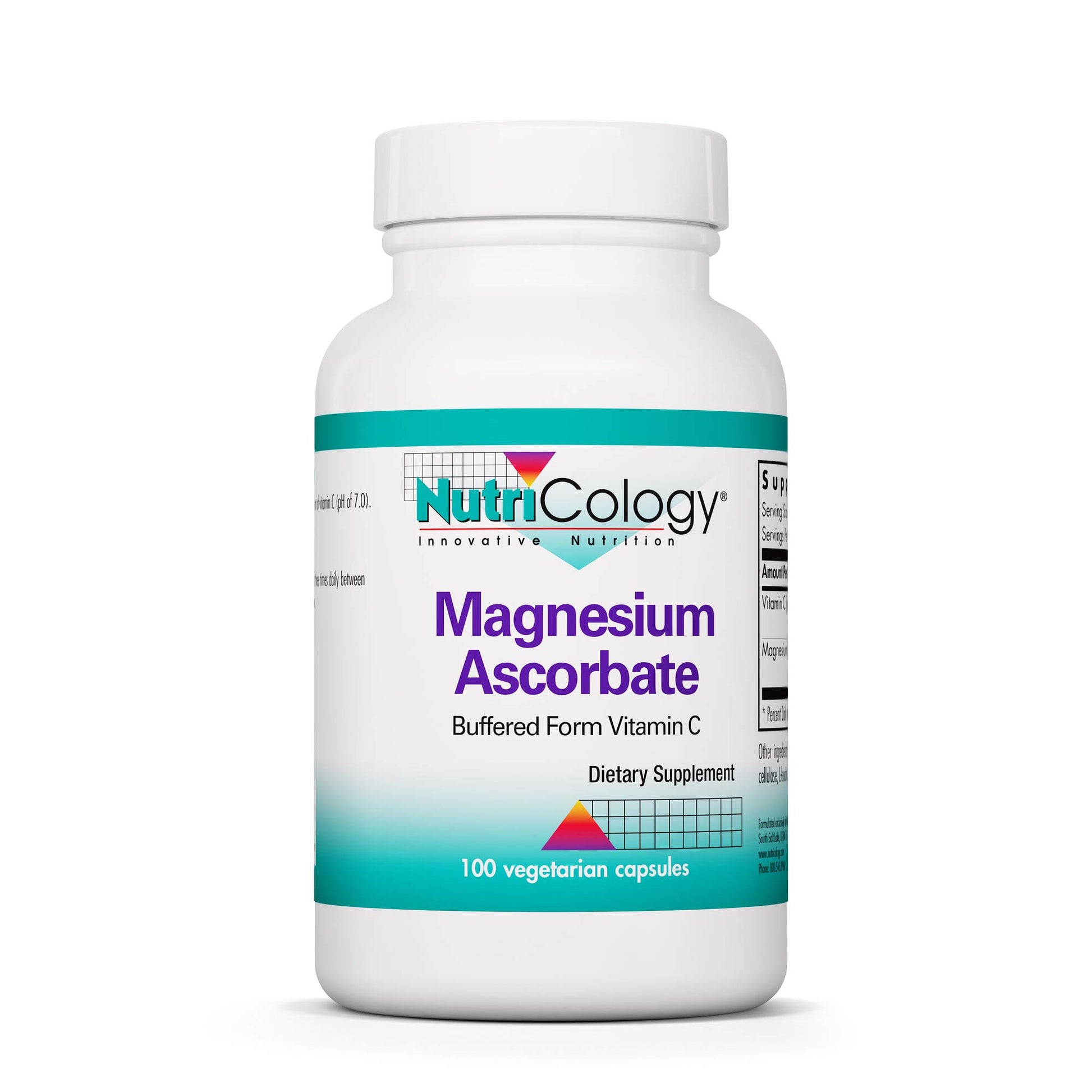Allergy Research Group Magnesium Ascorbate - Buffered Vitamin C Supplement Capsules, 100 Capsules