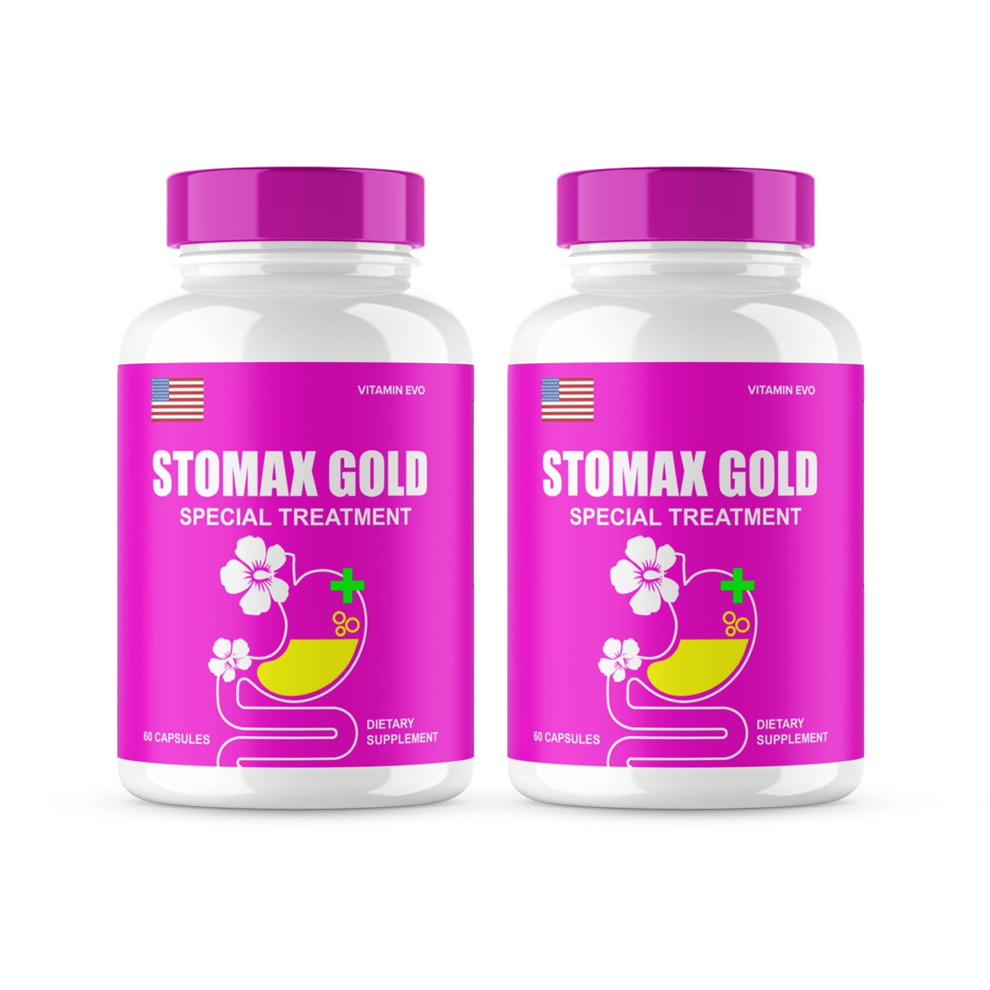 Vitamin Evo StomaxGold Capsules, 120 Count