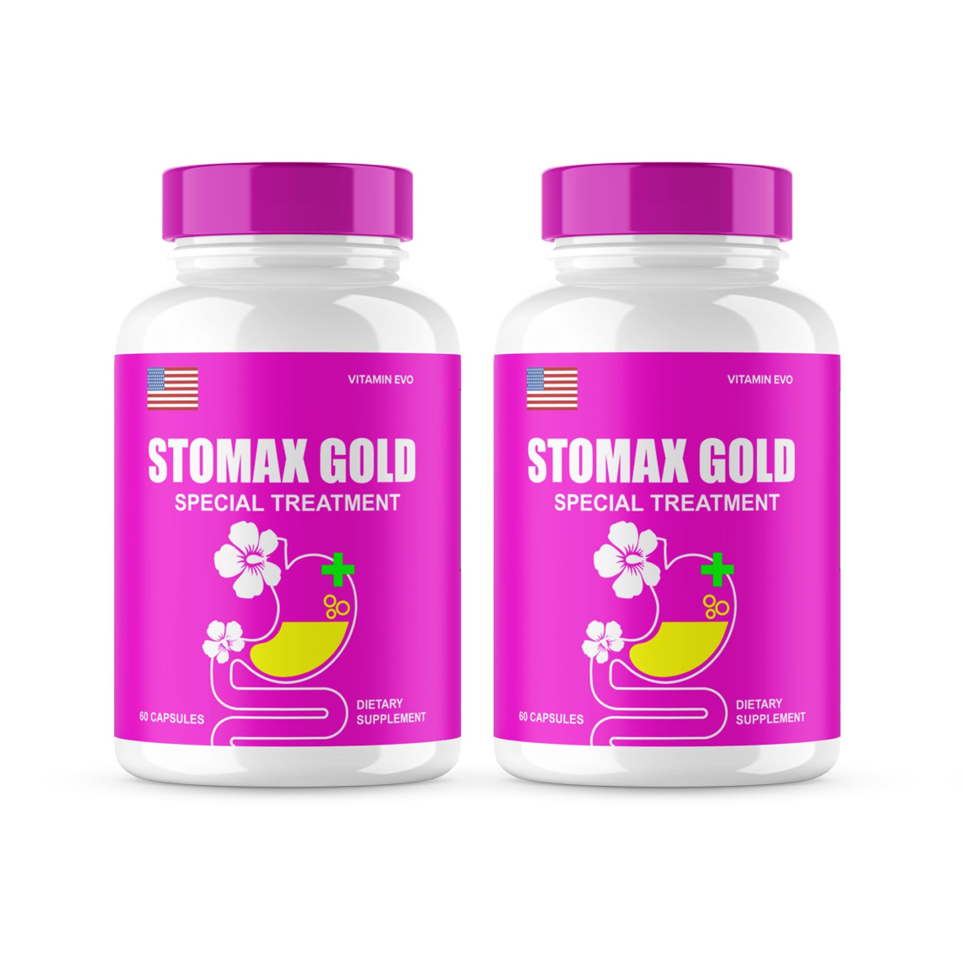 Vitamin Evo StomaxGold Capsules, 120 Count