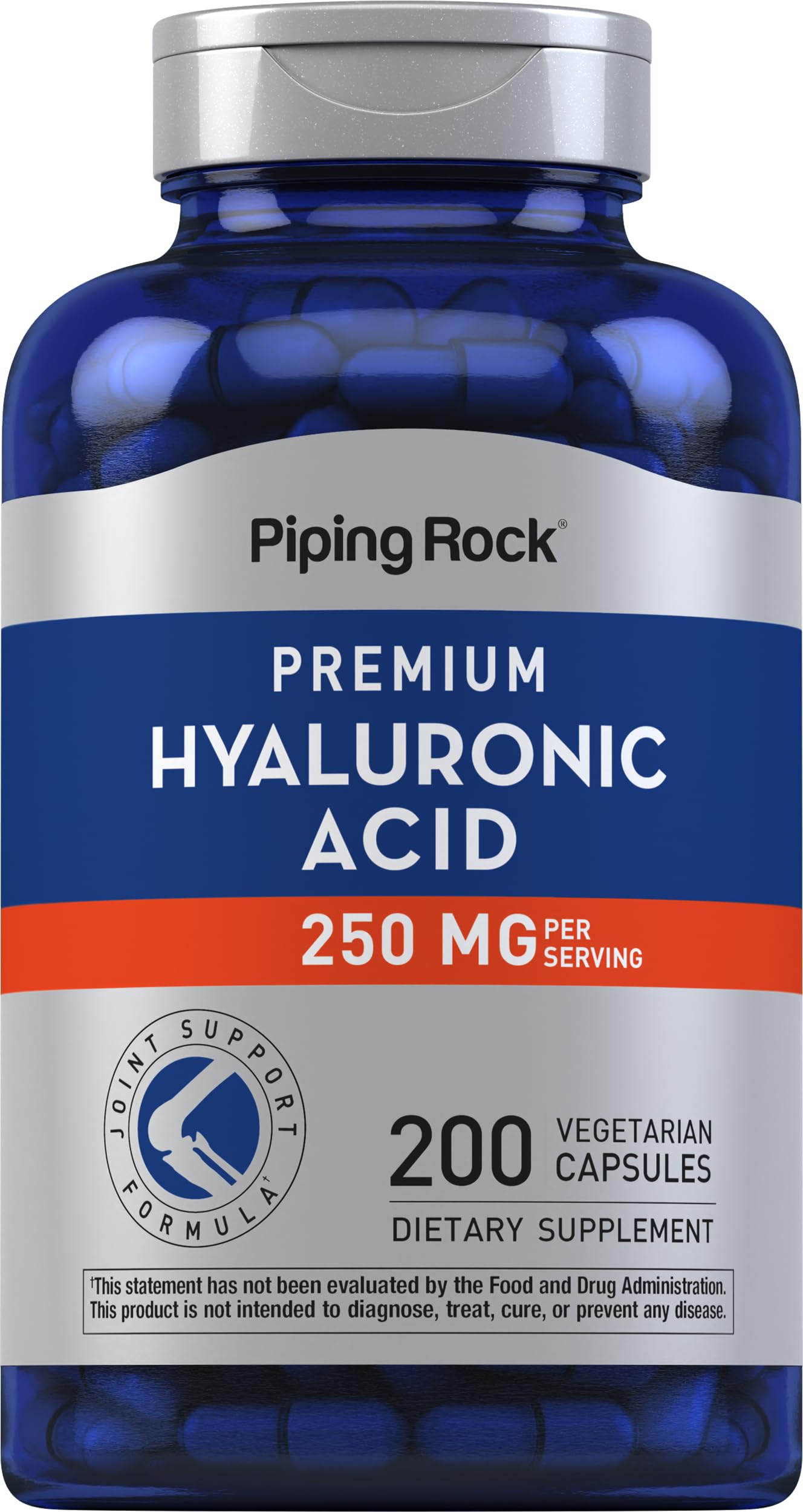 Piping Rock Hyaluronic Acid Supplement 200 Capsules