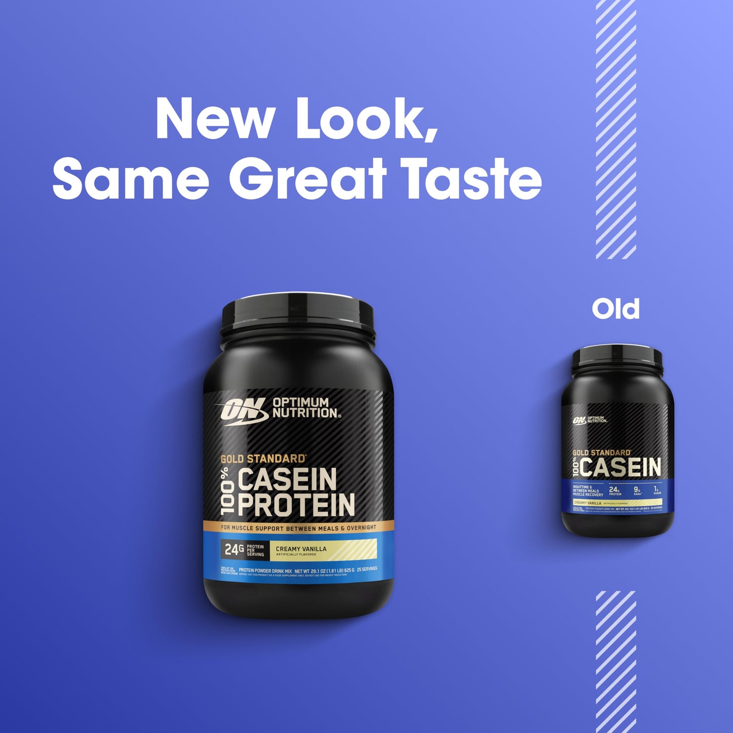 Optimum Nutrition Gold Standard 100% Micellar Casein Protein Powder, Creamy Vanilla, 2 Pound, 908