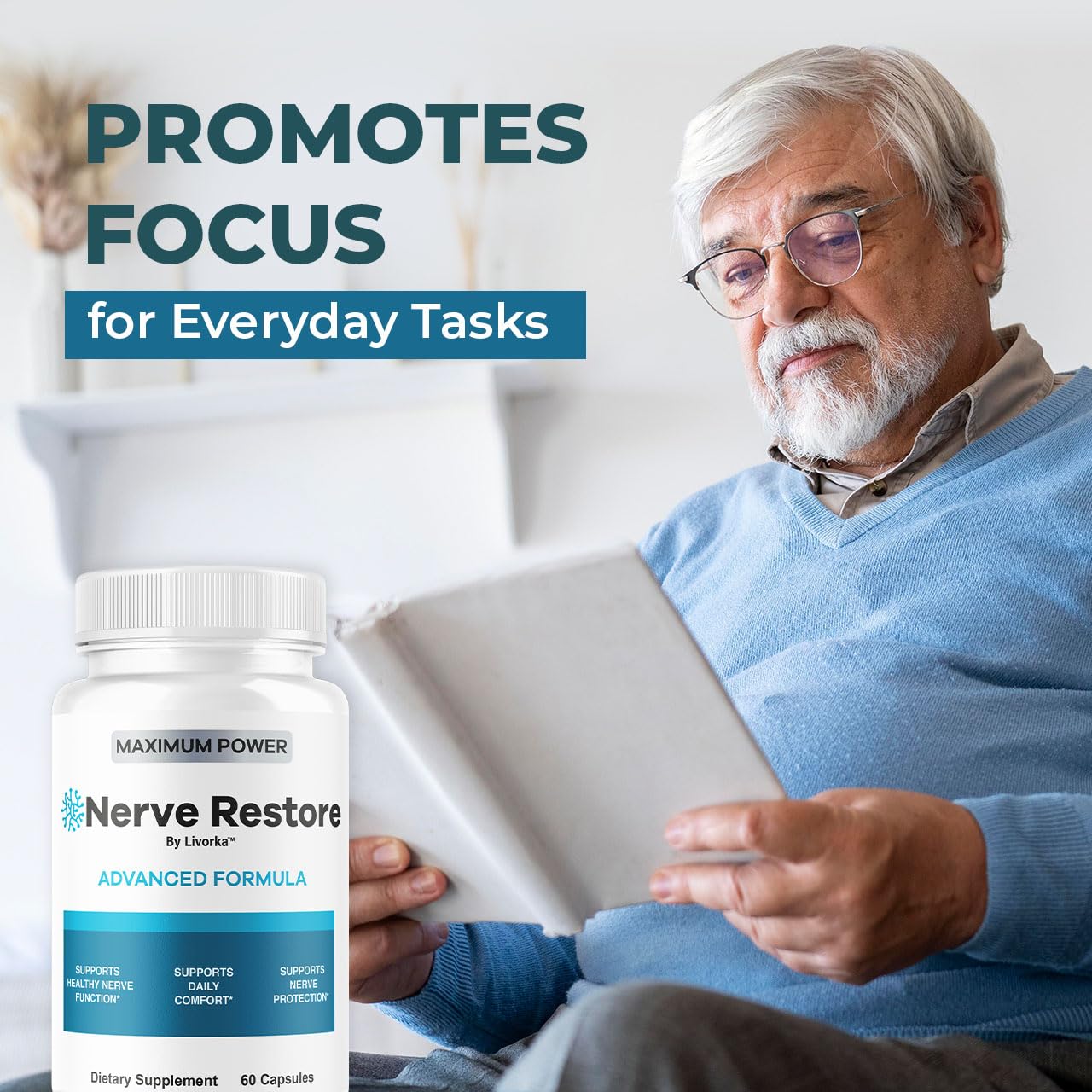 LIVORKA Nerve Restore Capsules 60 Count
