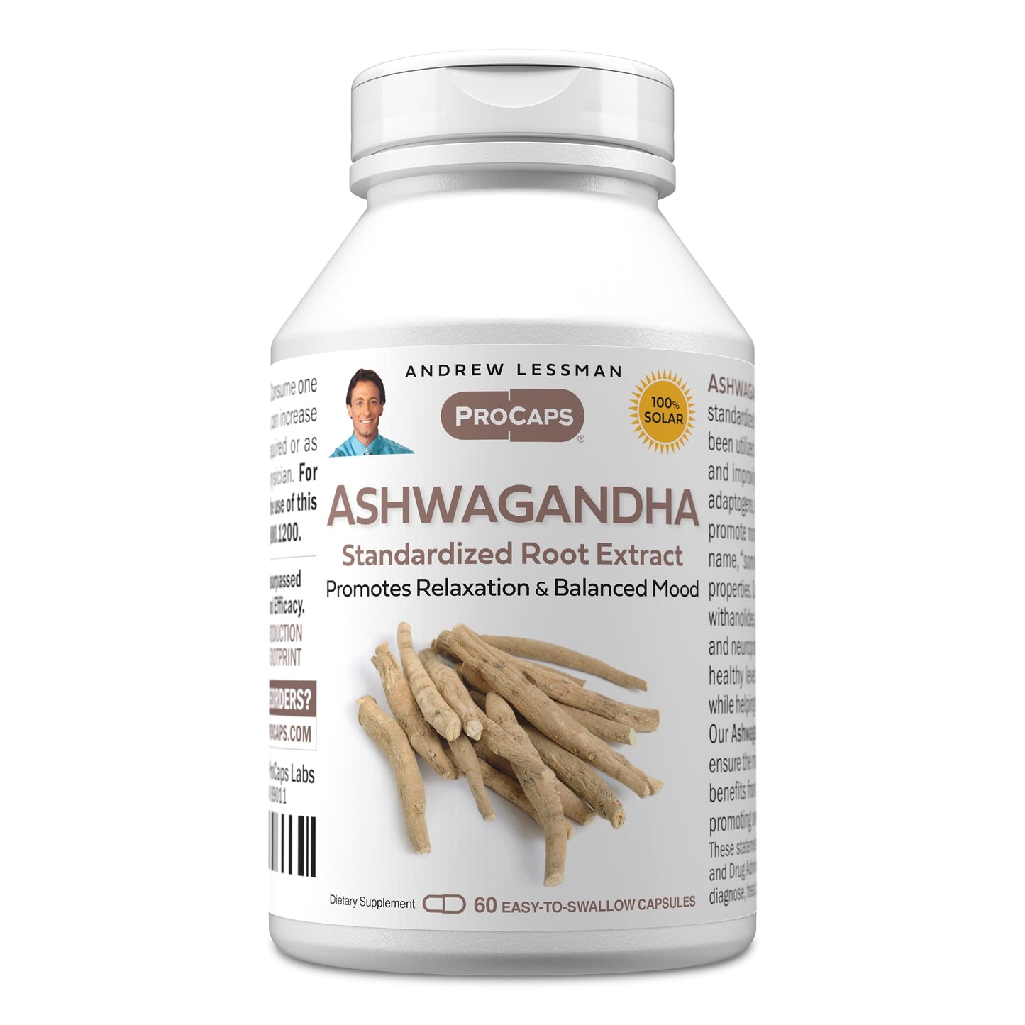 Andrew Lessman ProCaps Ashwagandha Standardized Extract Capsules, 60 Count