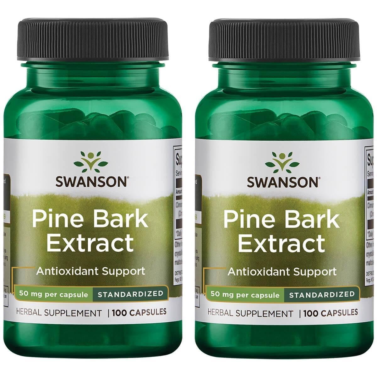 Swanson Pine Bark Extract 50 mg Capsules, 200 Capsules