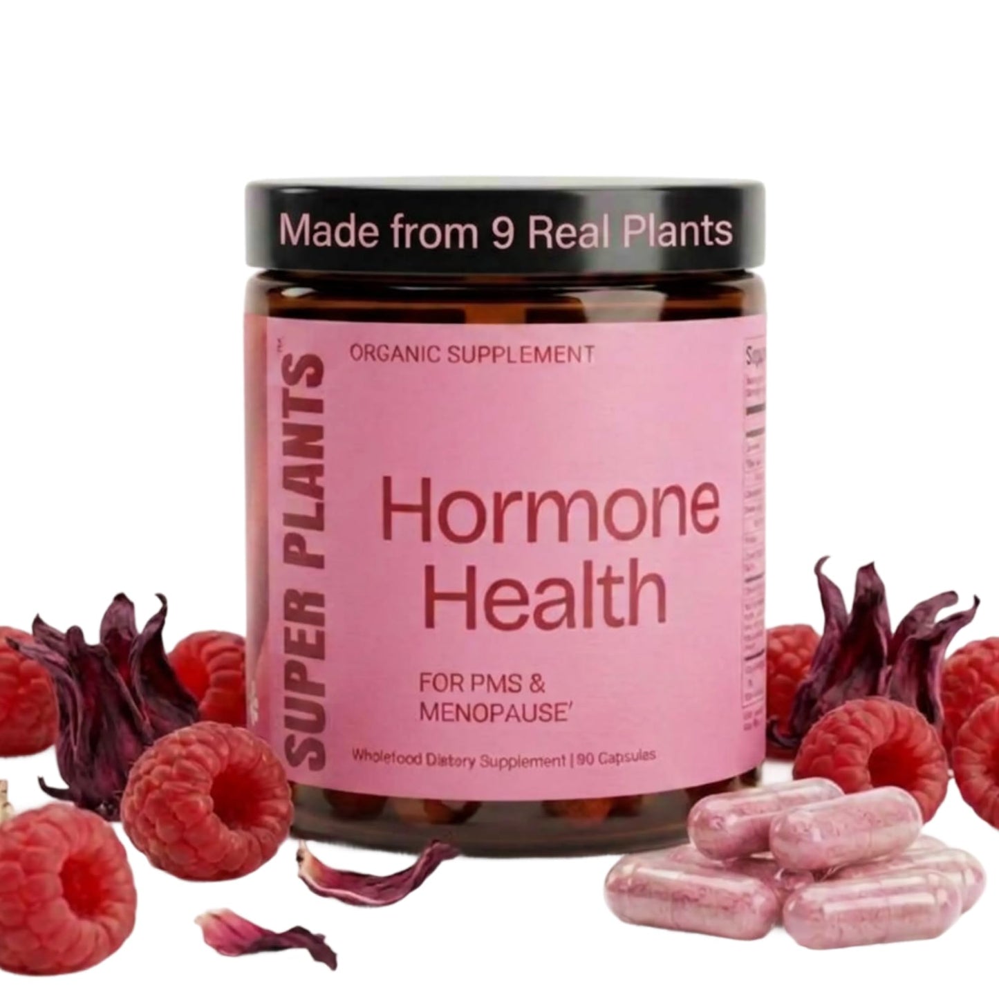 superplants Organic Women's Botanical Blend for Hormone Balance Capsules 90 Count