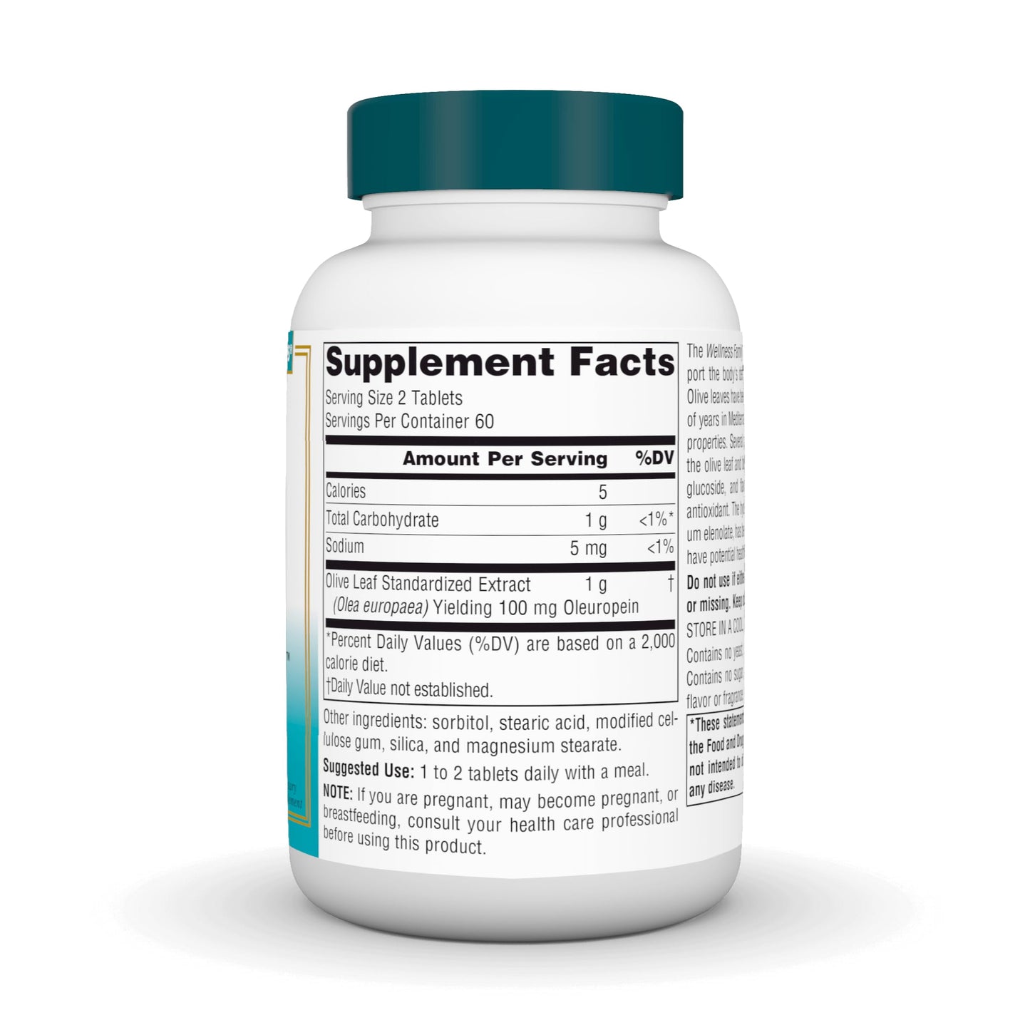 Source Naturals Wellness Olive Leaf Tablets, 120