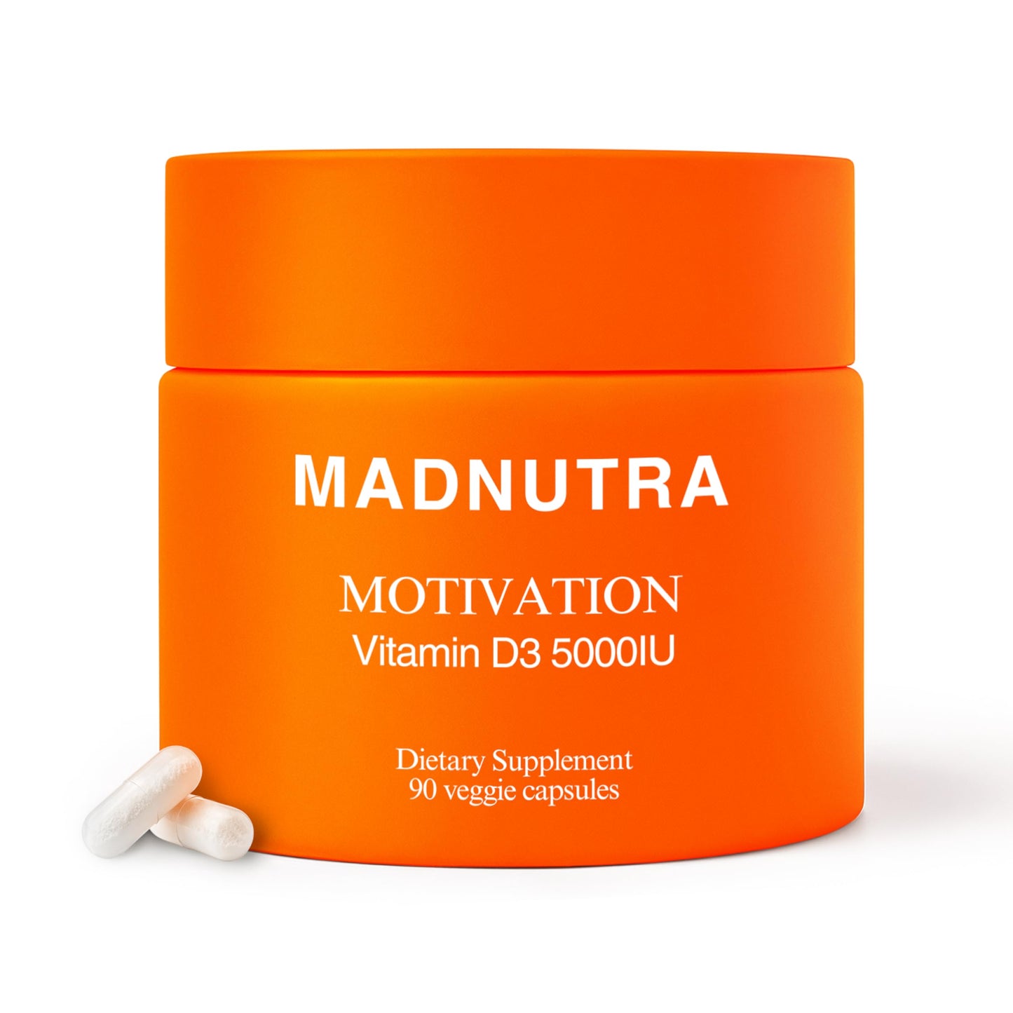 MadNutra Vitamin D3 5000 IU Capsules, 90 Count