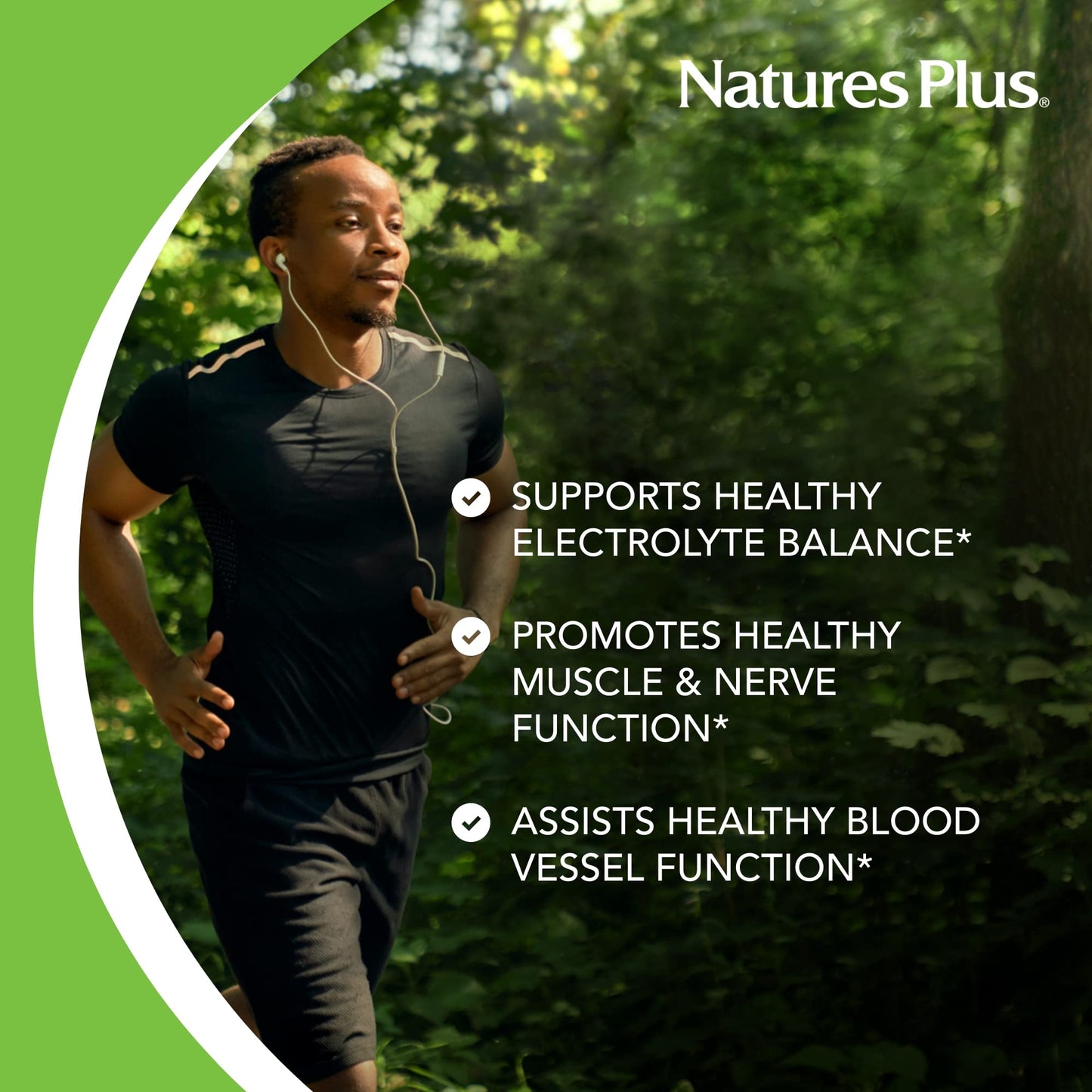 NaturesPlus Potassium 99 mg Tablets 90 Count