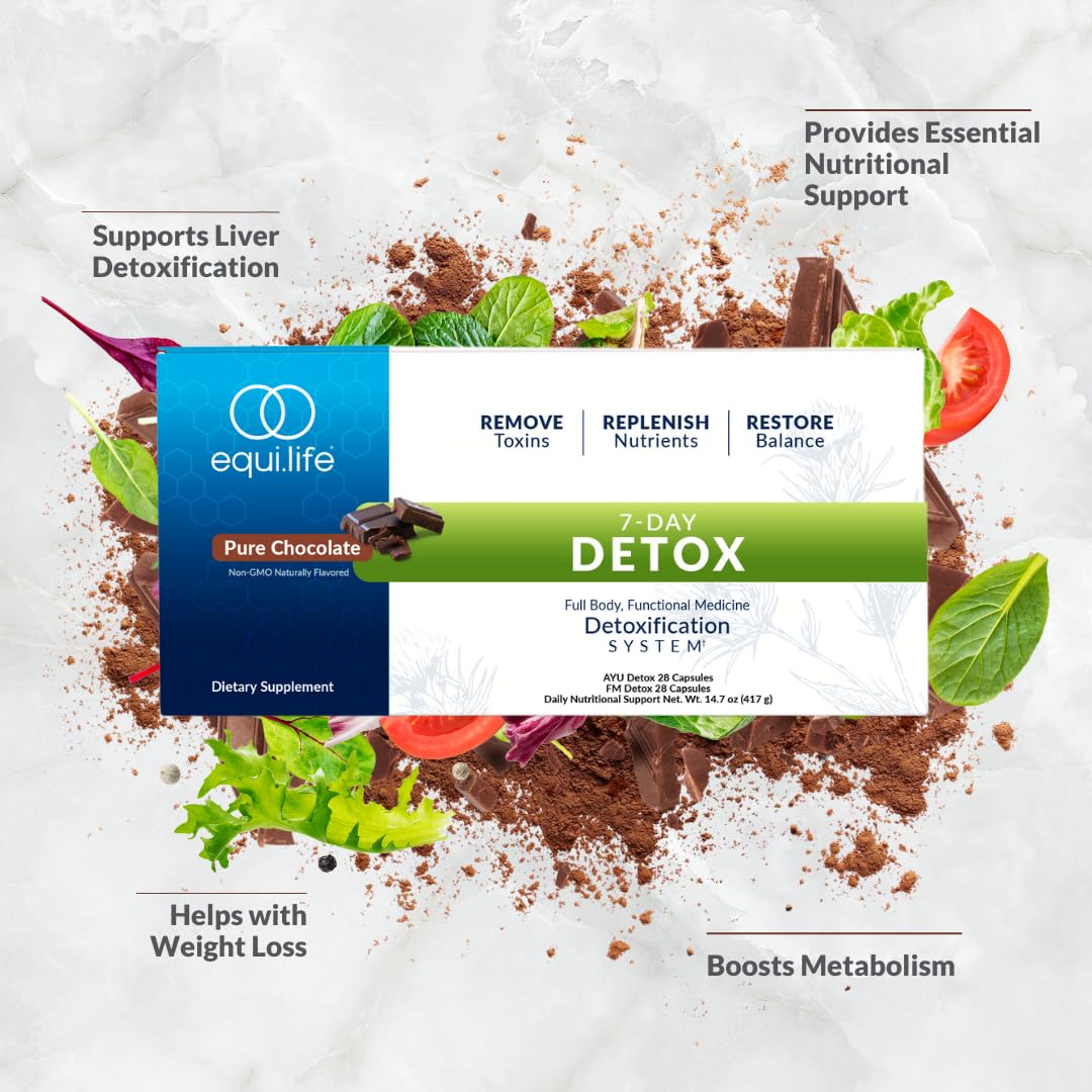 Equilife Dr. Cabral Detox 7 Day Cleanse System Powder, 21.89 oz