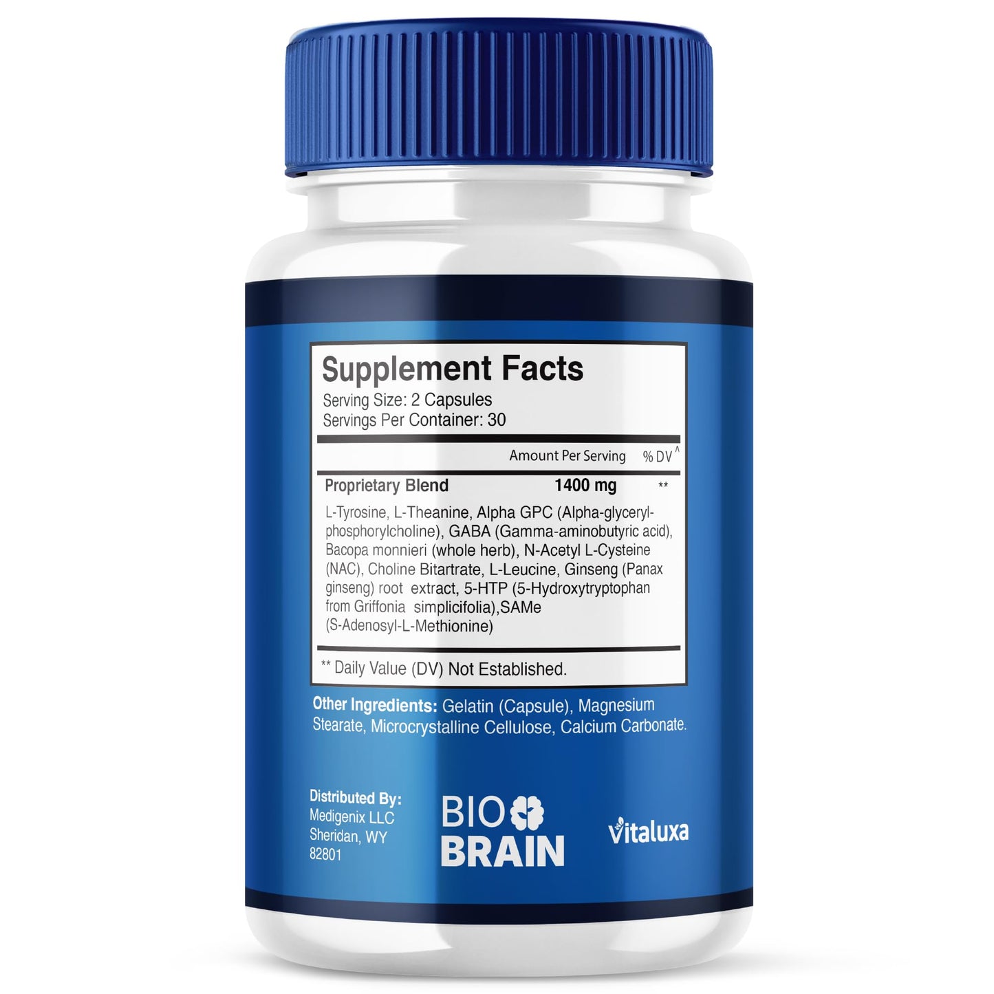 Vitaluxa Bio Brain Capsules 300 Capsules