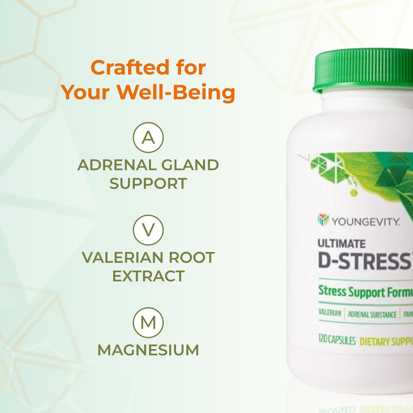 Youngevity Ultimate D-Stress Capsules, 120 Count