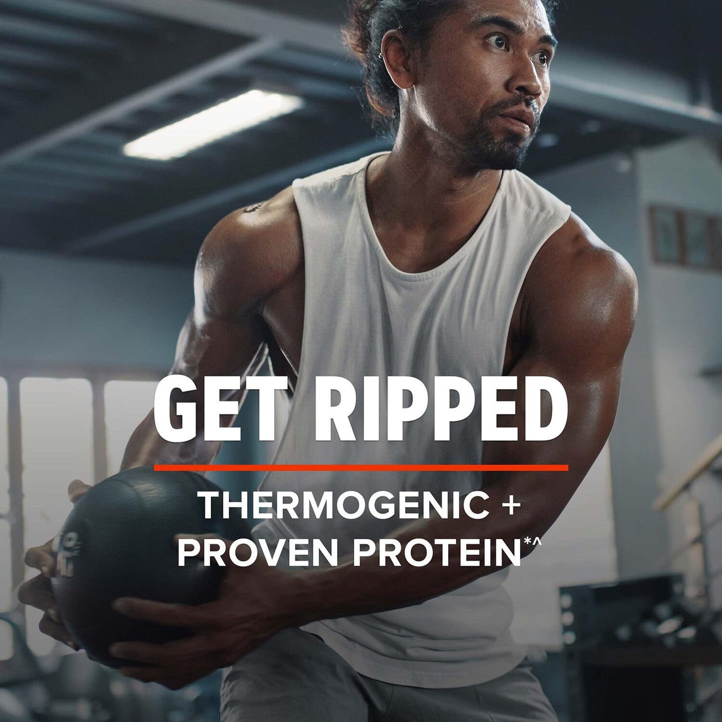 GNC AMP Wheybolic Ripped Protein Powder & Thermogenic Supplement, 9 Servings