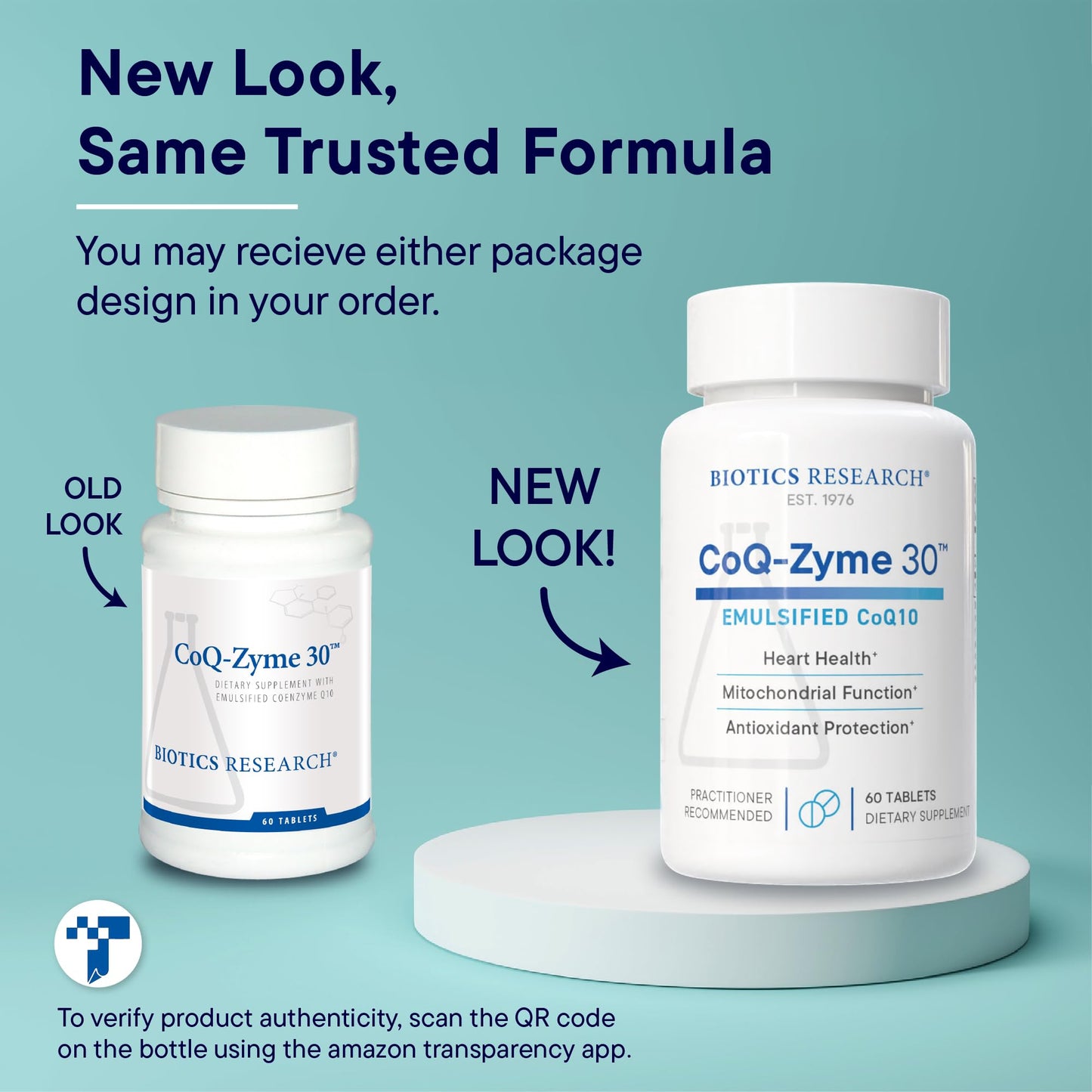 BIOTICS RESEARCH CoQZyme 30 mg Emulsified CoQ10 Tablets, 60 Count