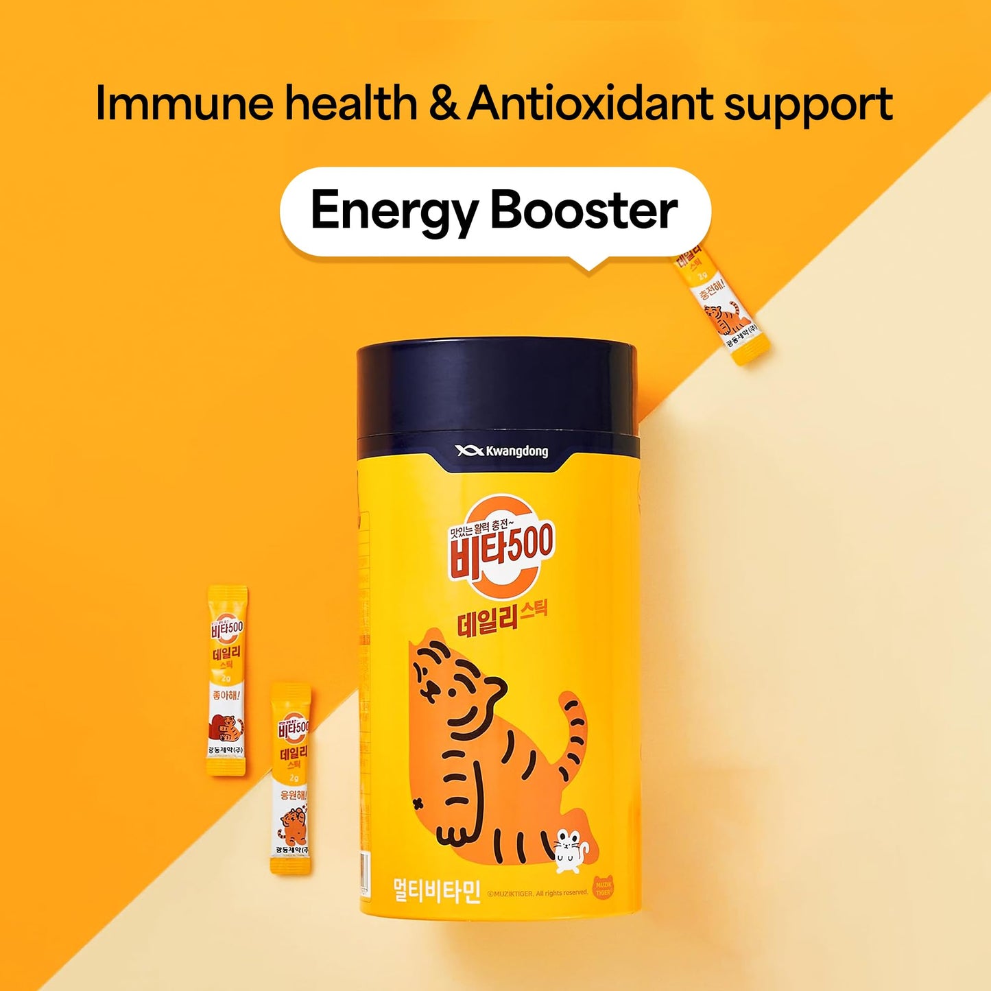 KWANGDONG Vita500 Multivitamin Gummy, 180 Count