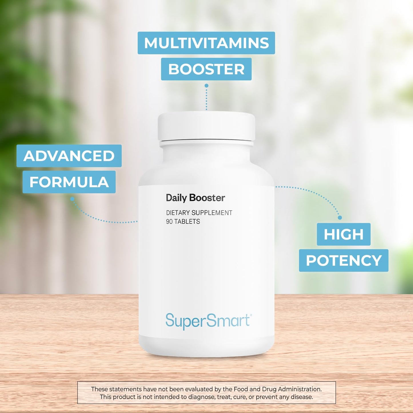 Supersmart Daily Booster Advanced Formula Tablets 90 Count