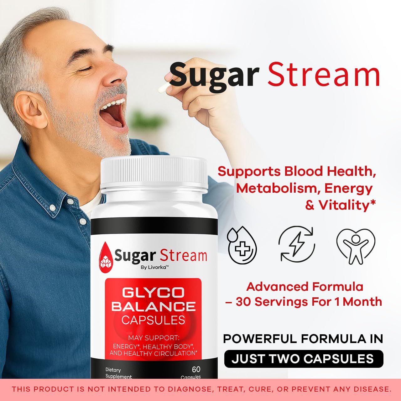 LIVORKA SugarStream Capsules 180