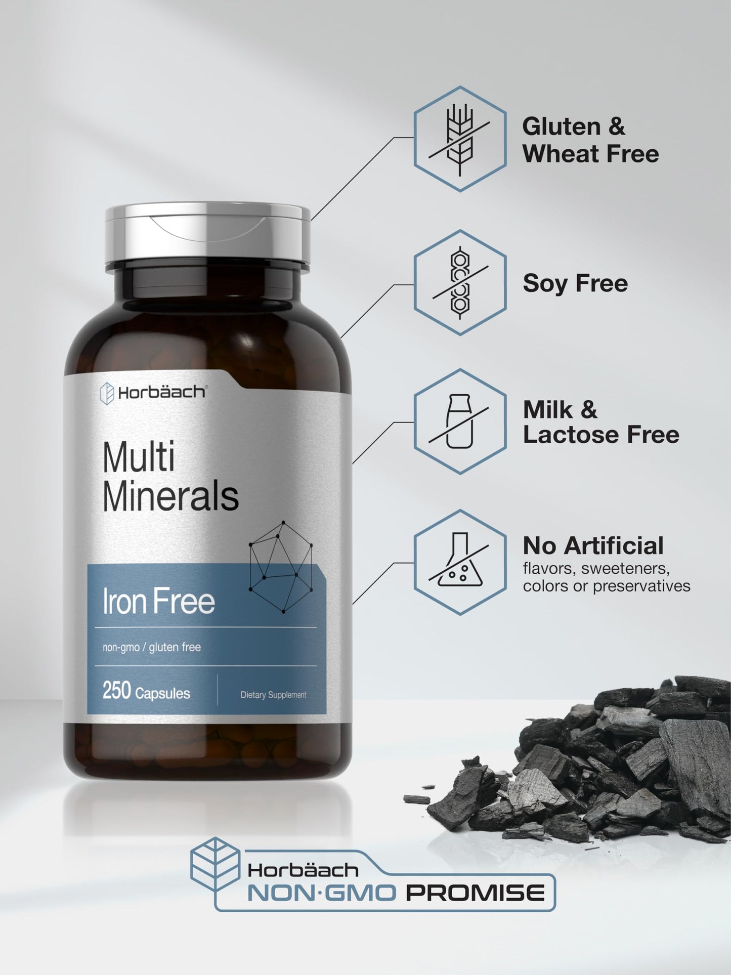 Horbäach Multi Minerals Supplement 250 Capsules