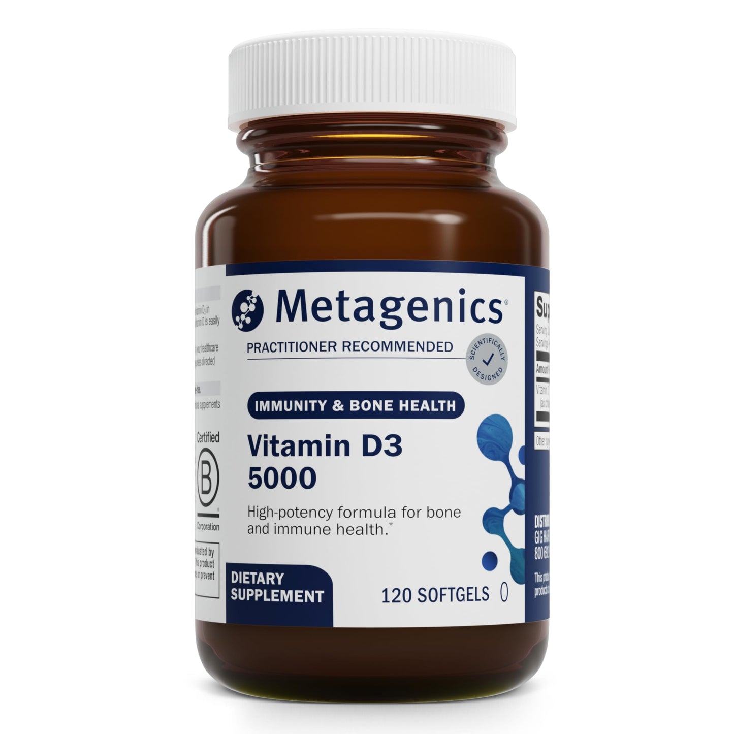 Metagenics Bone Builder Extra Strength & D3 5000 Bundle, Tablets & Softgels, 300 Count