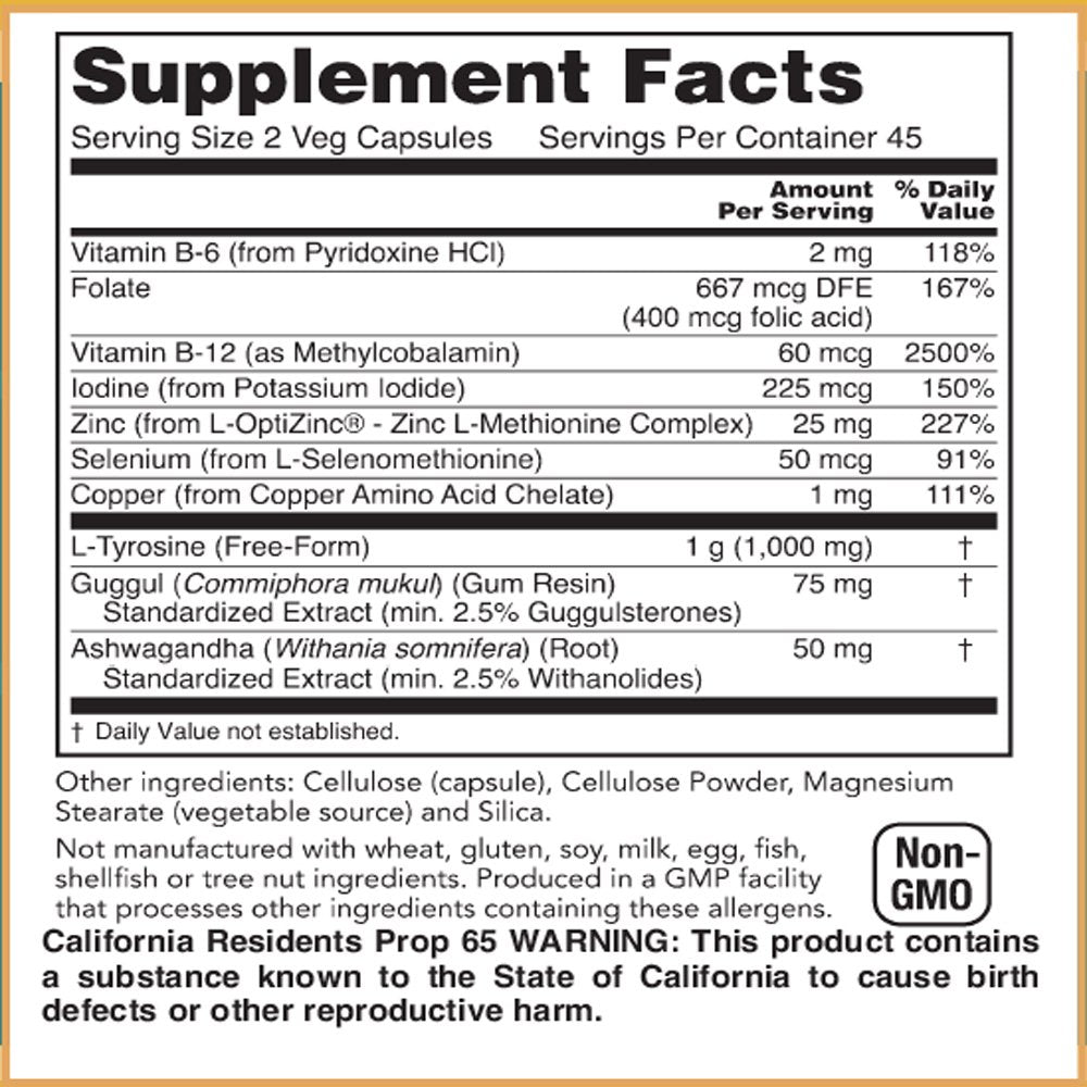 Baar Thyroid Energy Capsules 90