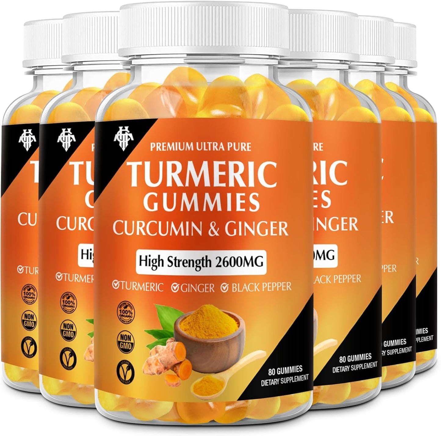 CHANUBITO Turmeric Curcumin Gummies, 480 Count
