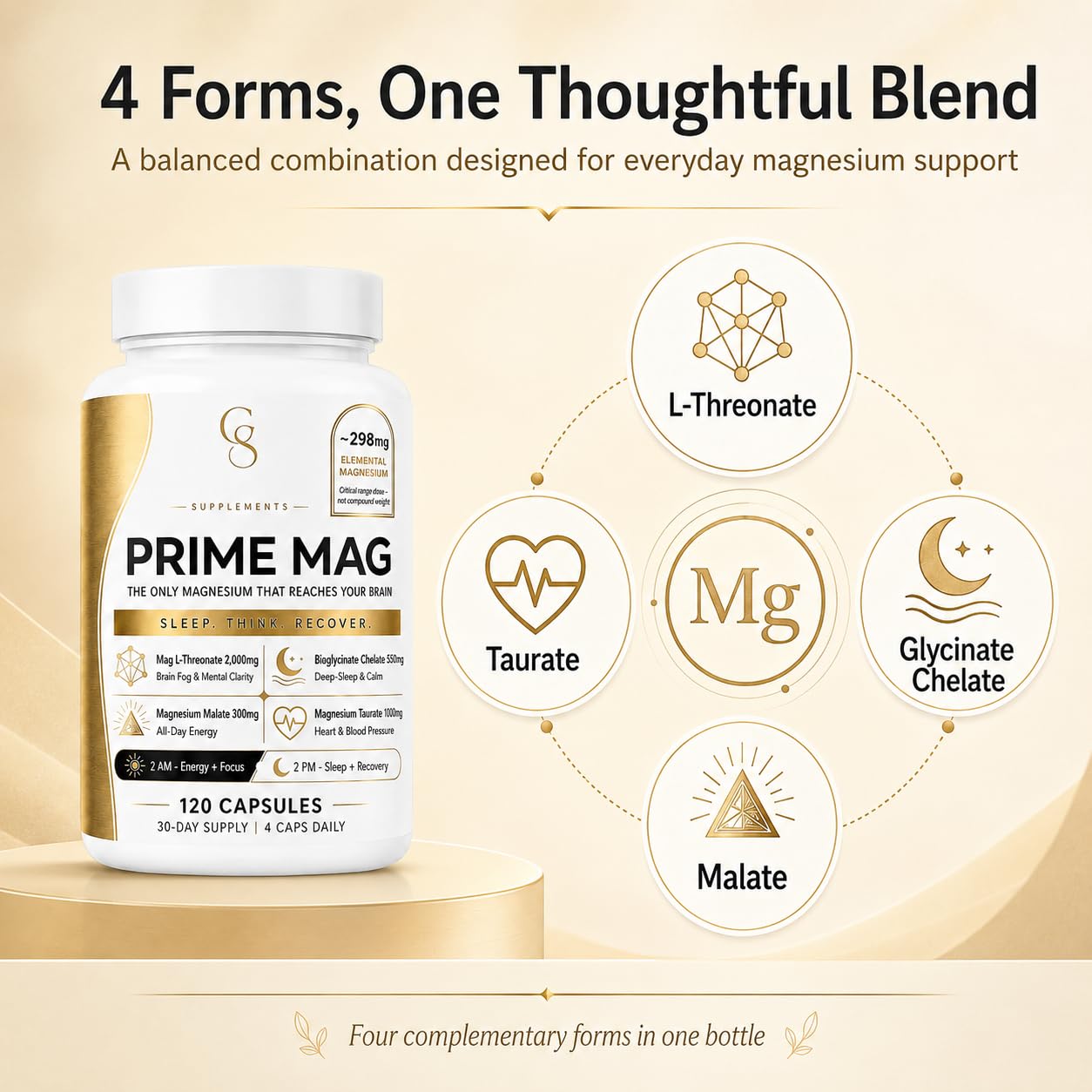 Soomi Esorepair Gold Seal Magnesium Complete Capsules 120 Count
