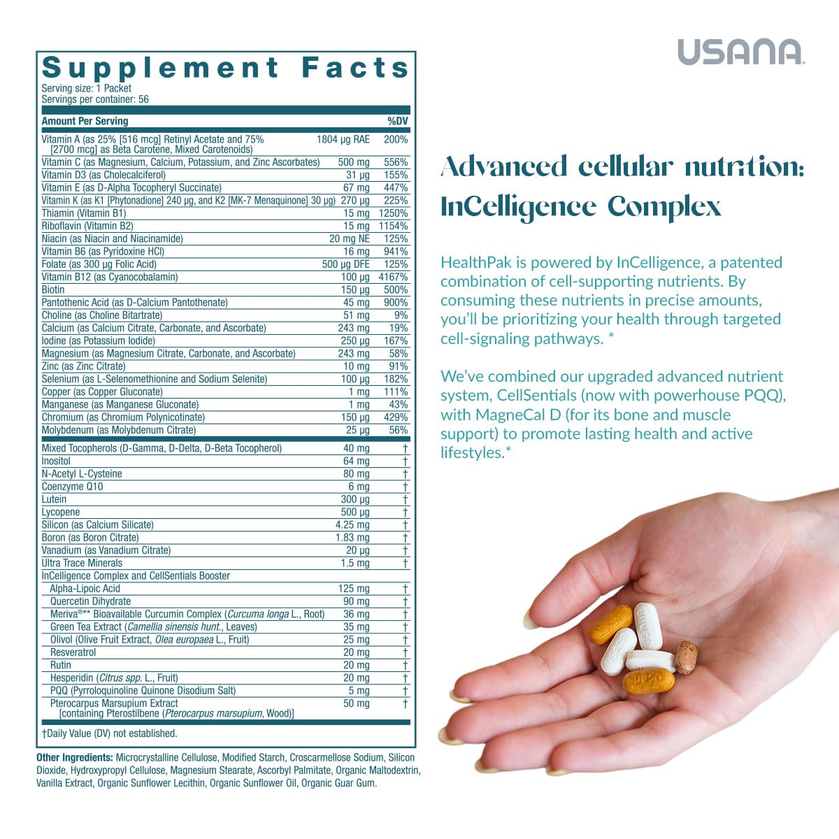 USANA HealthPak Capsule 56 Count