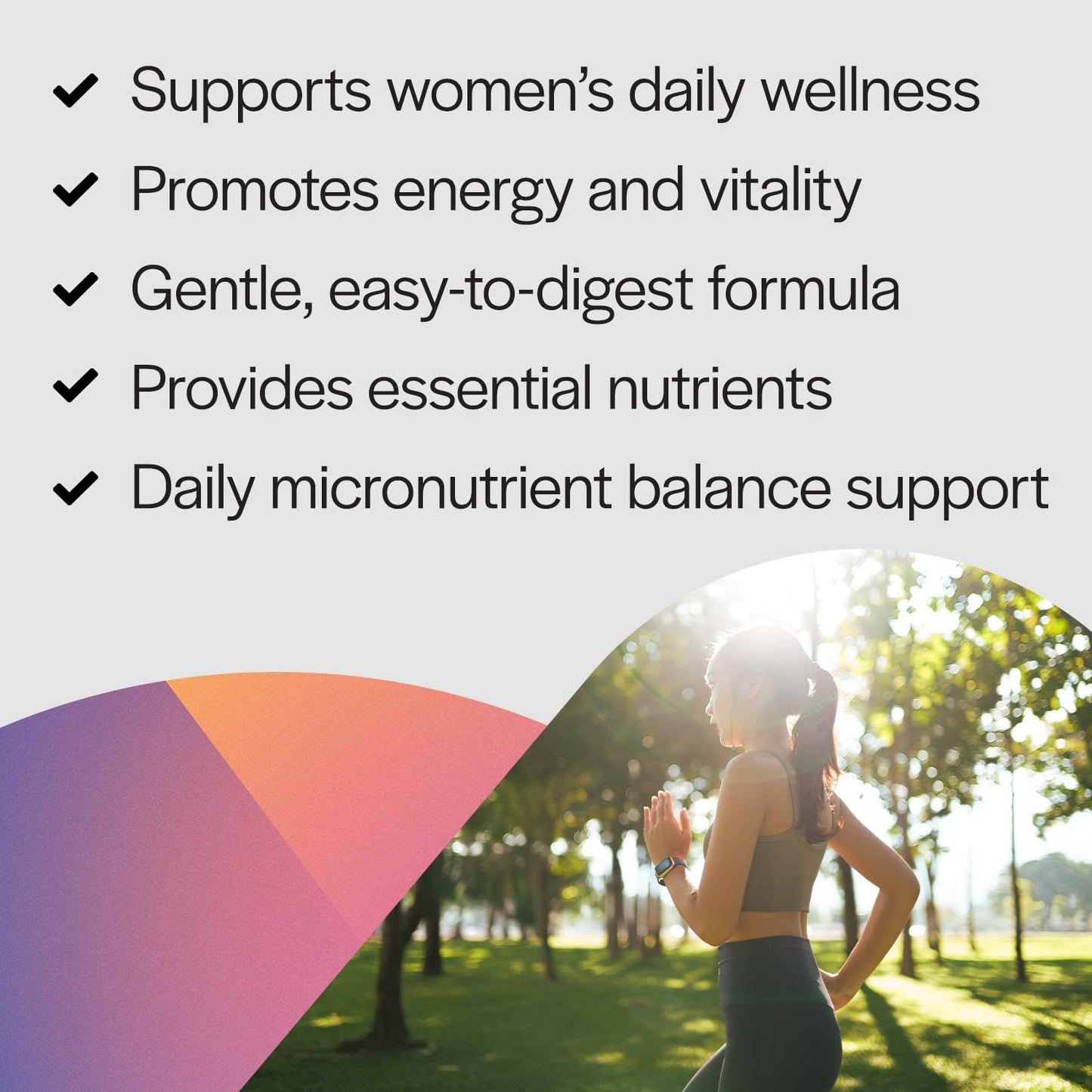 PureFormulas Women's Multivitamin for Daily Wellness, Energy, and Vitality Softgel 60 Count