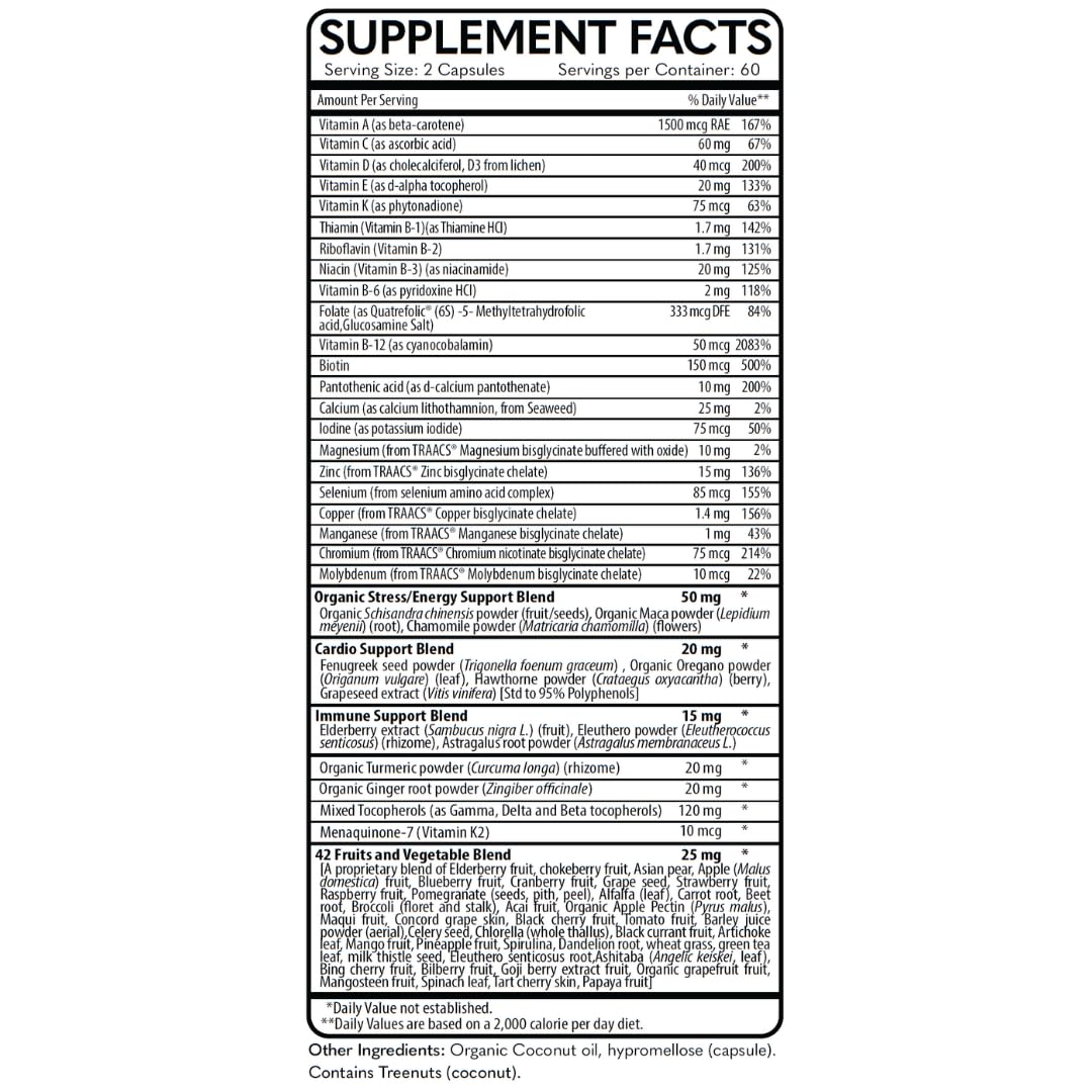 MD Logic Health Men's Multi Max The Smarter Daily Multivitamin for the Modern Man Liquid Capsule 1 Count