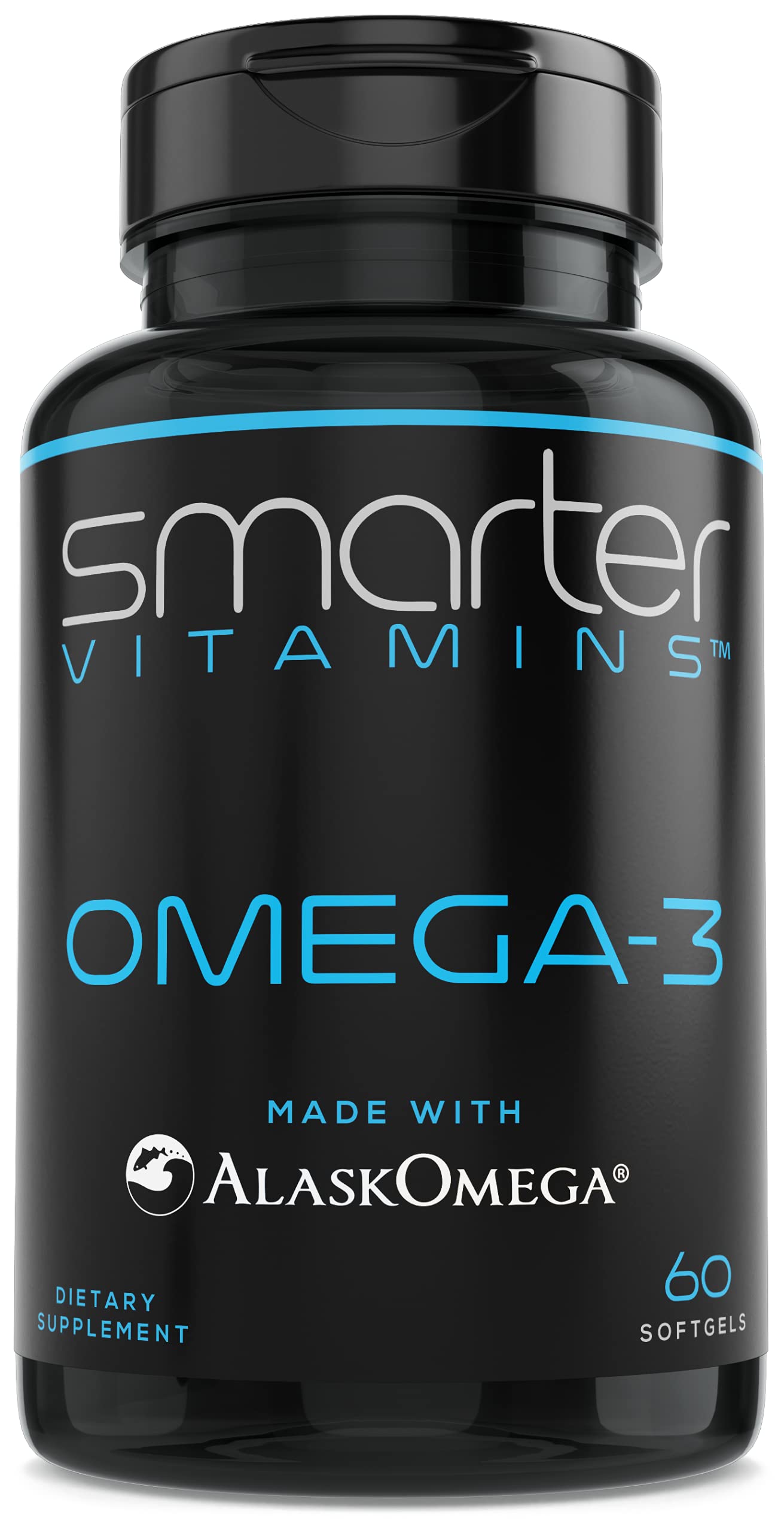 SmarterVitamins Omega 3 Fish Oil Softgels 60