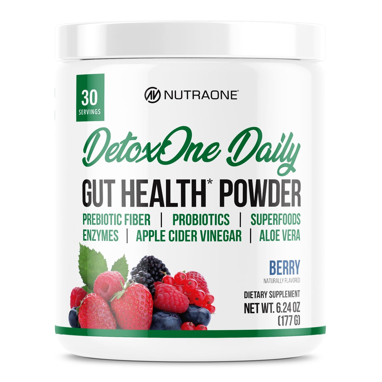 NutraOne DetoxOne Daily Gut Health Powder 6.2435