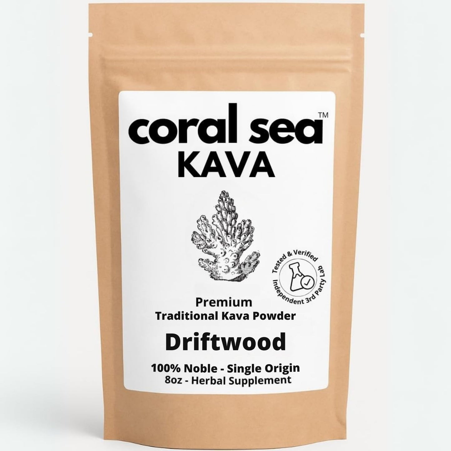 Coral Sea Kava Kava Powder, 8 oz