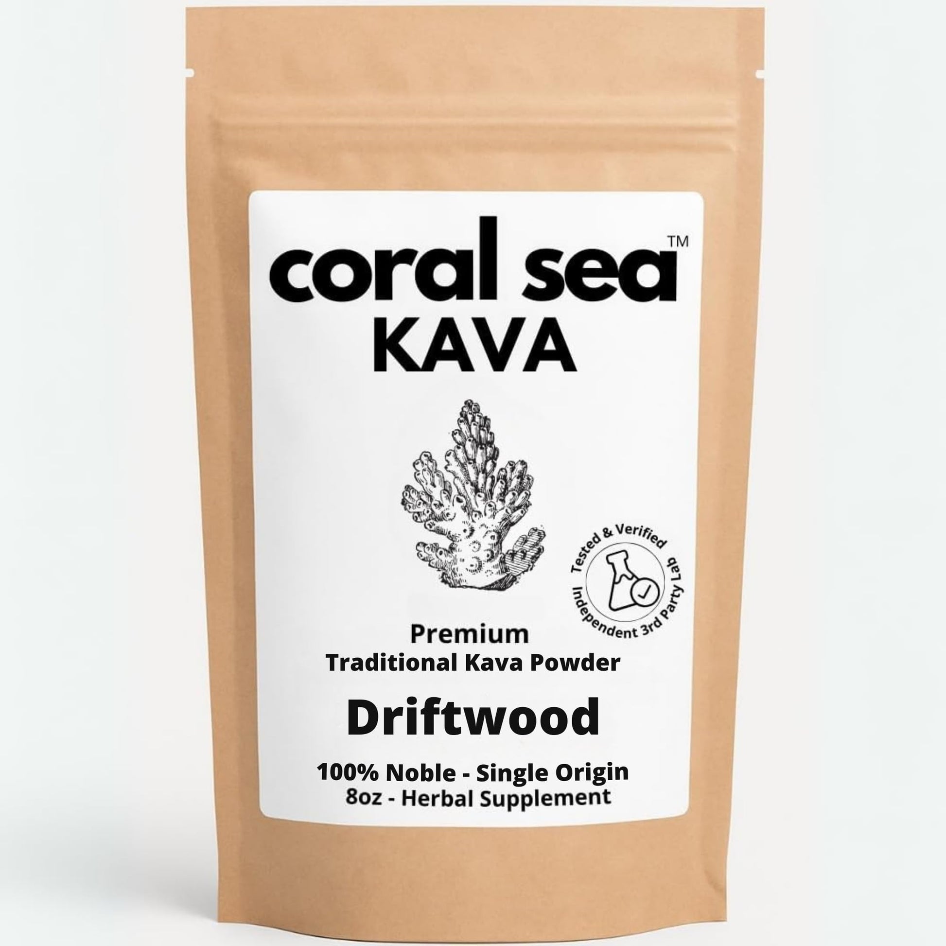 Coral Sea Kava Kava Powder, 8 oz