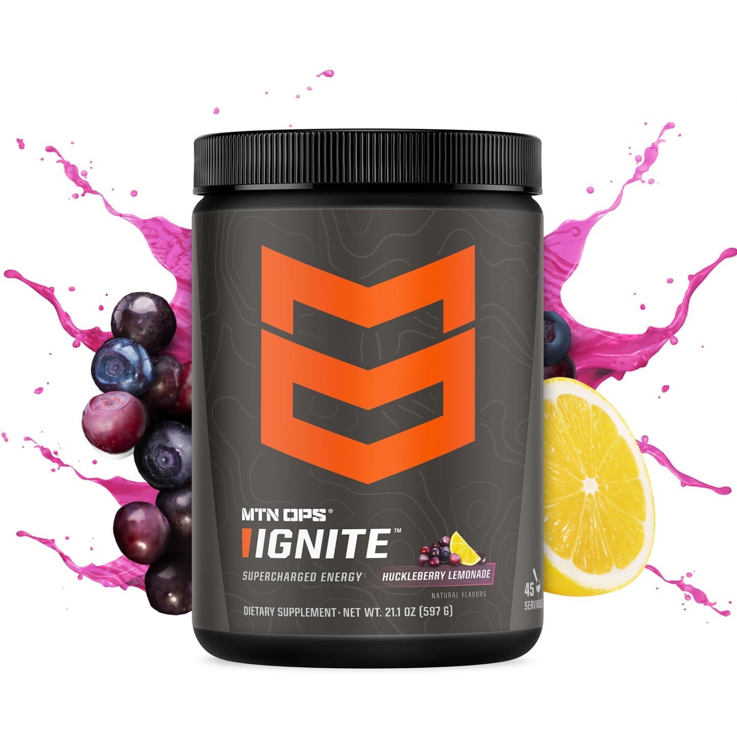 MTN OPS Ignite + Enduro Huckleberry Lemonade Bundle Powder, 34.4