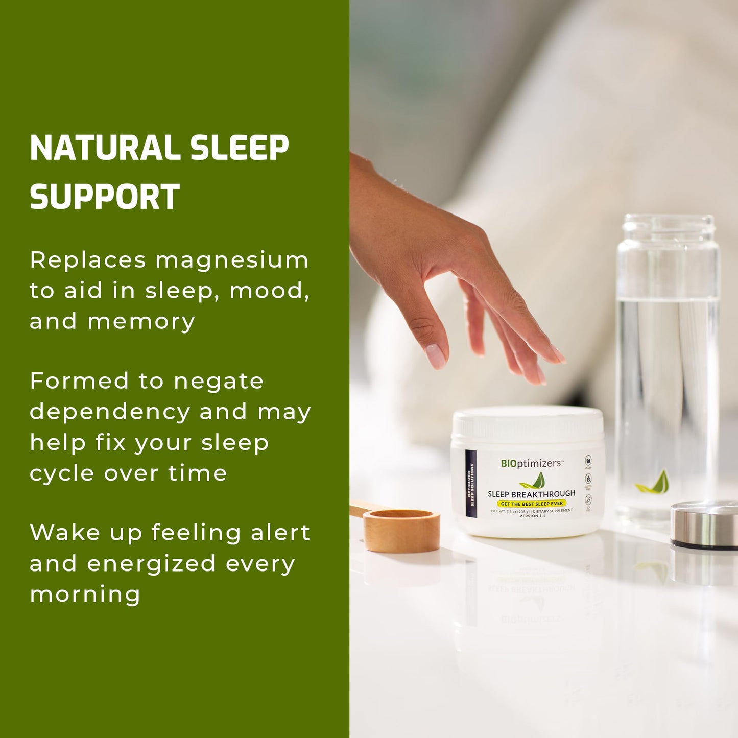 BIOptimizers Sleep Breakthrough 2.0 Powder 7.3 Ounce