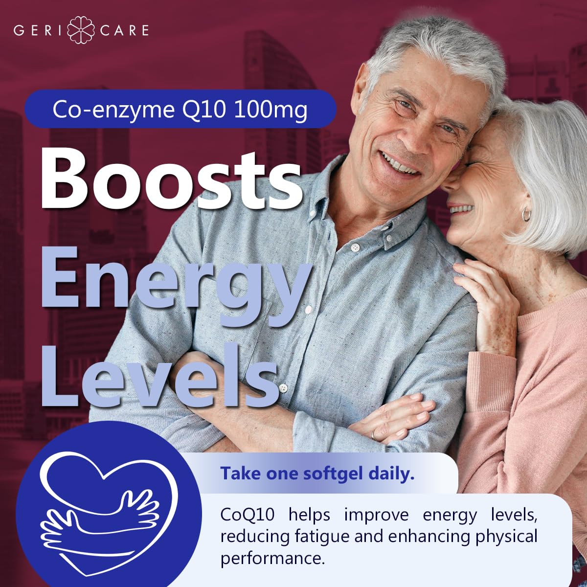 GeriCare CoQ10 100mg Softgel 30 Count