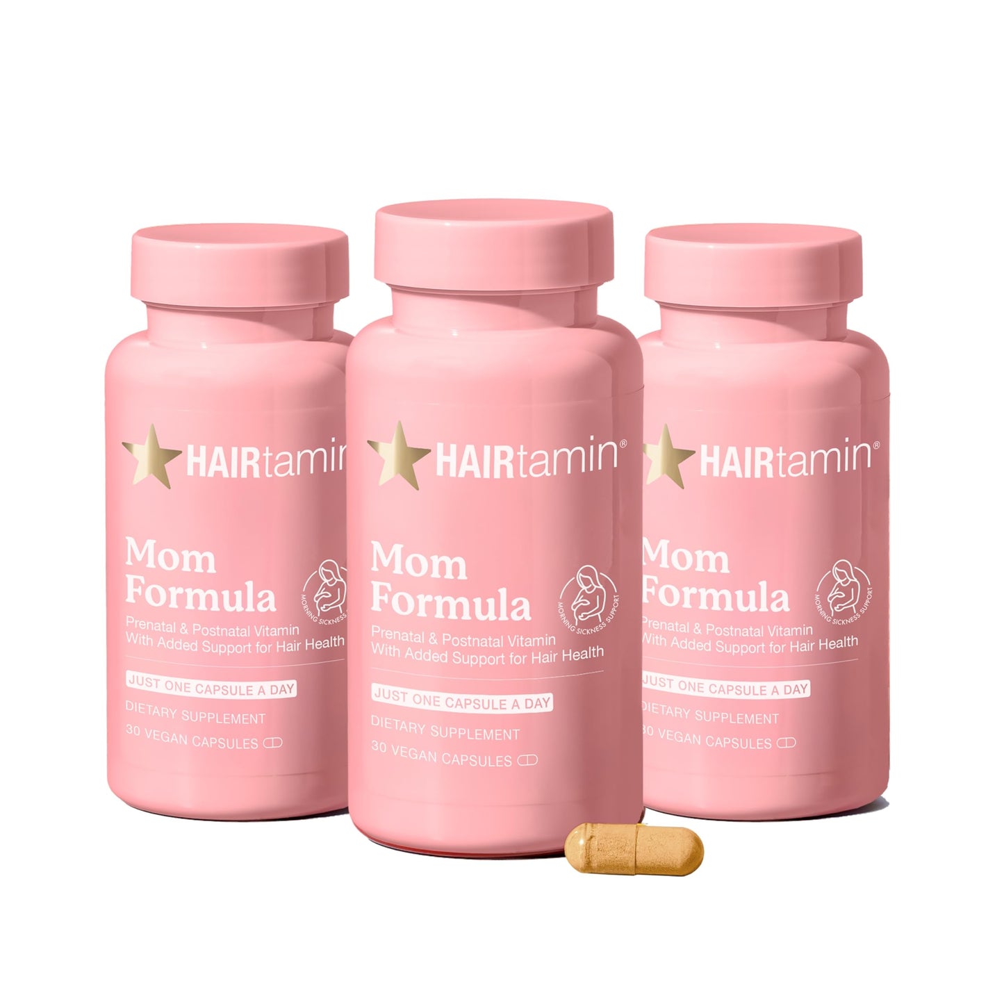 HAIRtamin MOM Prenatal & Postnatal Hair Vitamins Capsule 90 Count